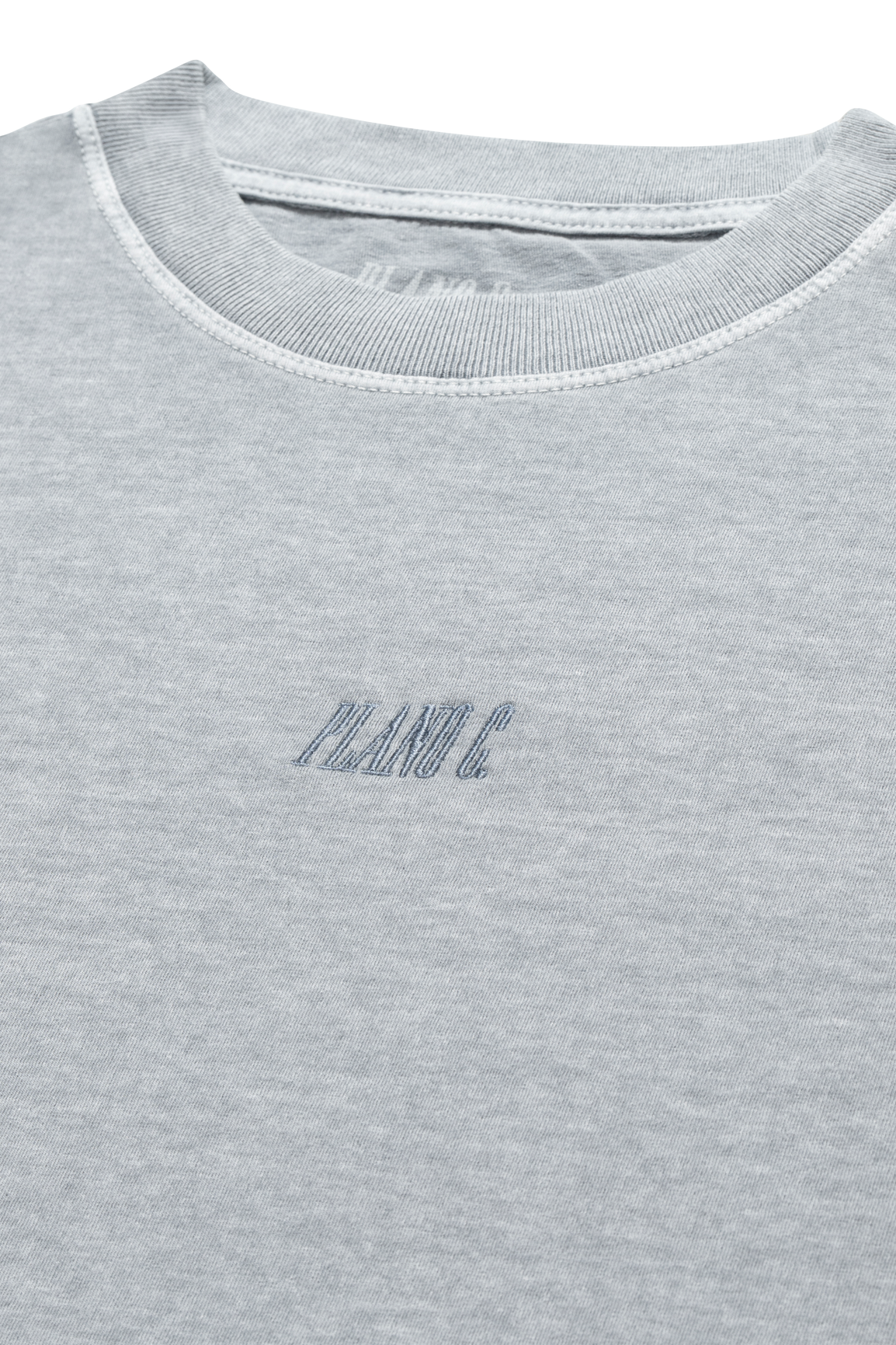 CAMISETA WASH LOGO CINZA