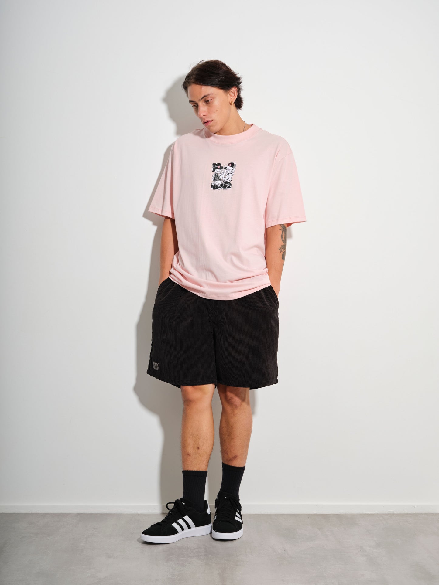 CAMISETA HOMIES ROSA TEA