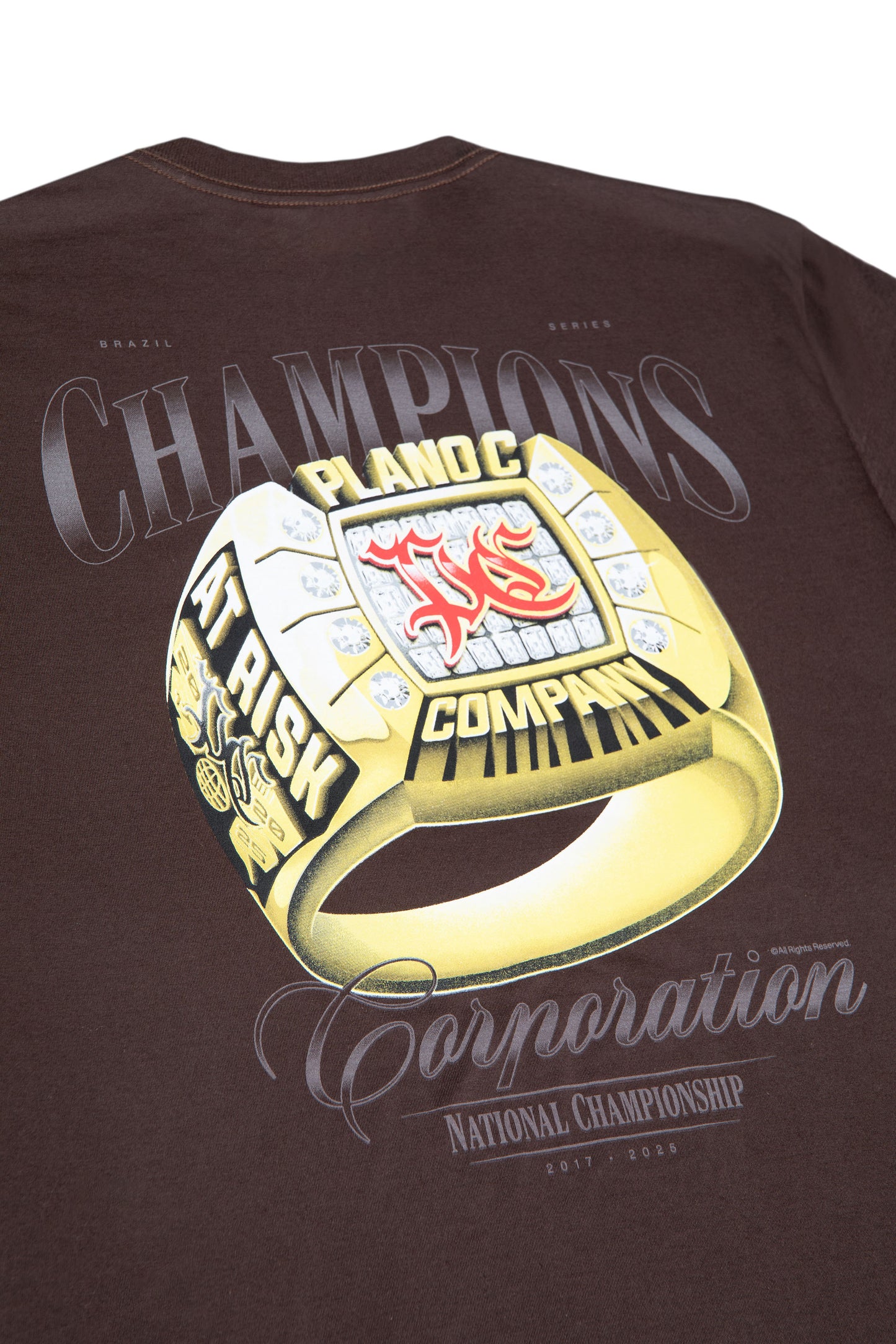 CAMISETA "CHAMPIONS RING" BROWN