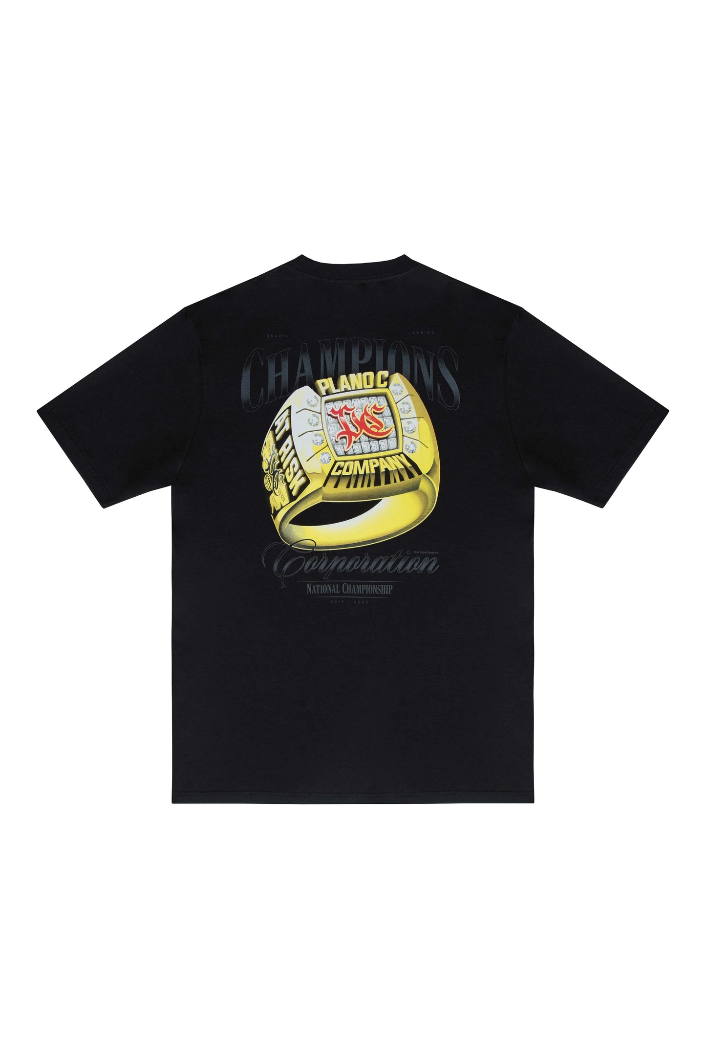 CAMISETA "CHAMPIONS RING" BLACK