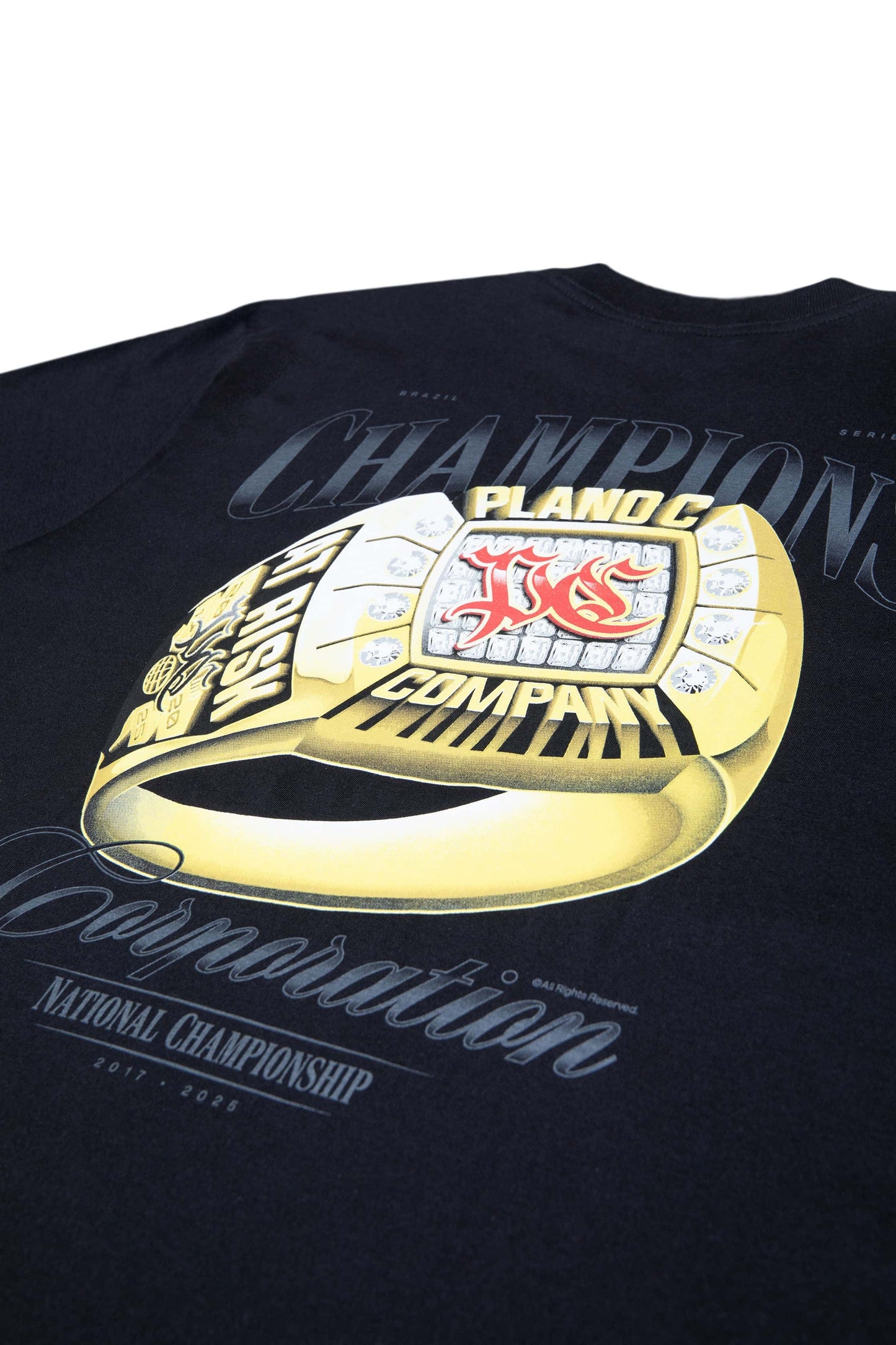 CAMISETA "CHAMPIONS RING" BLACK