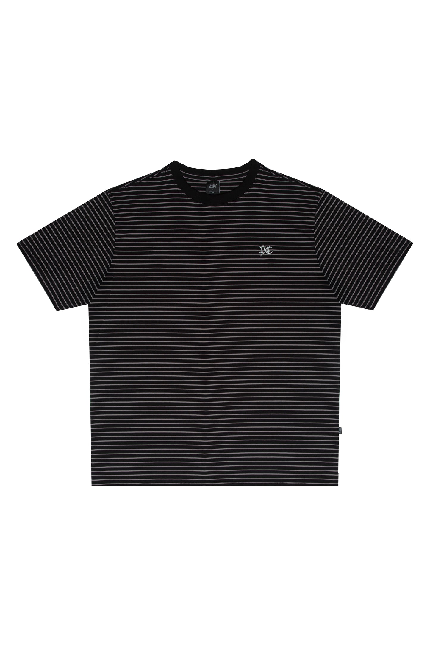 CAMISETA LISTRADA "PC" BLACK