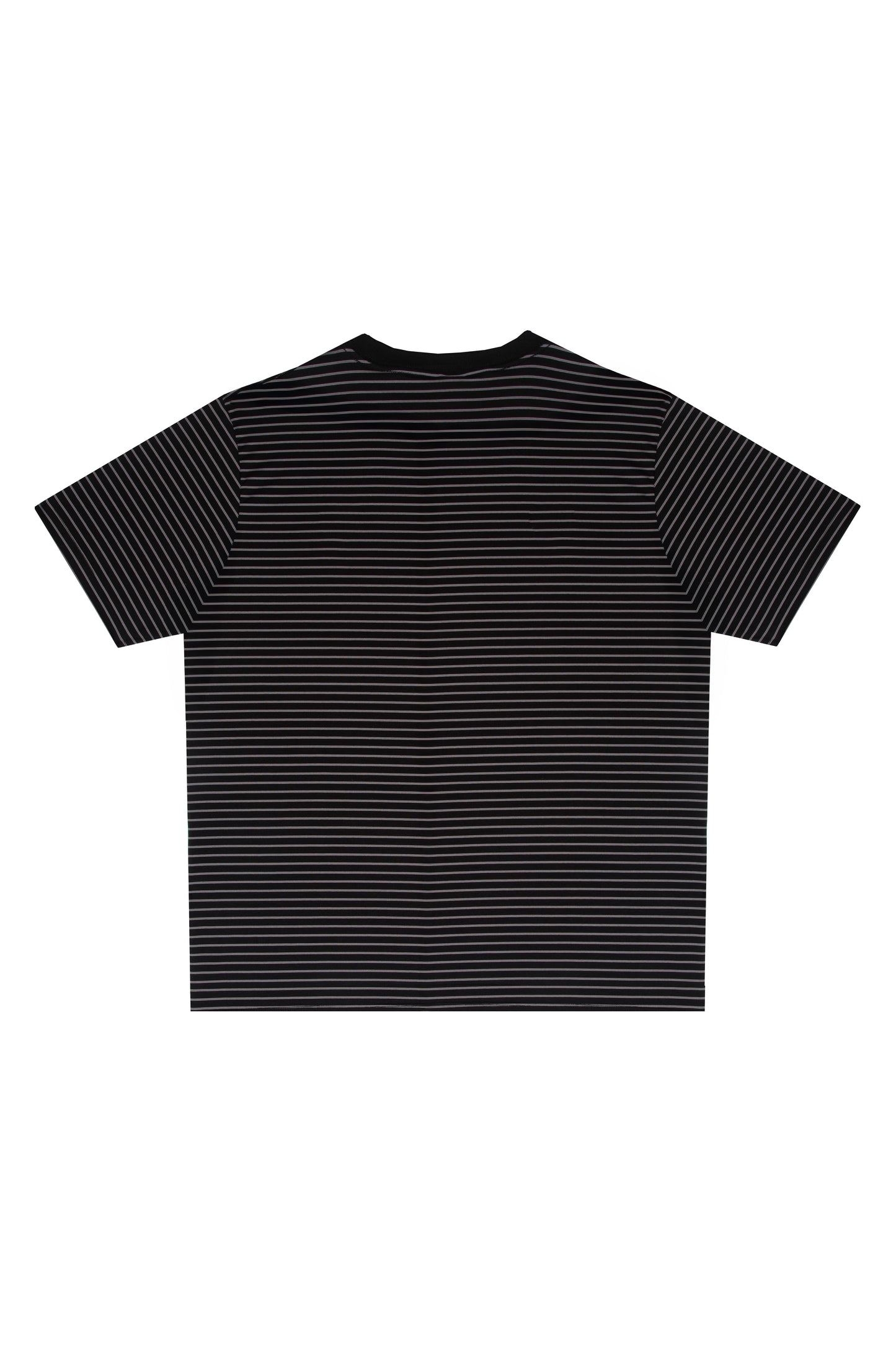 CAMISETA LISTRADA "PC" BLACK