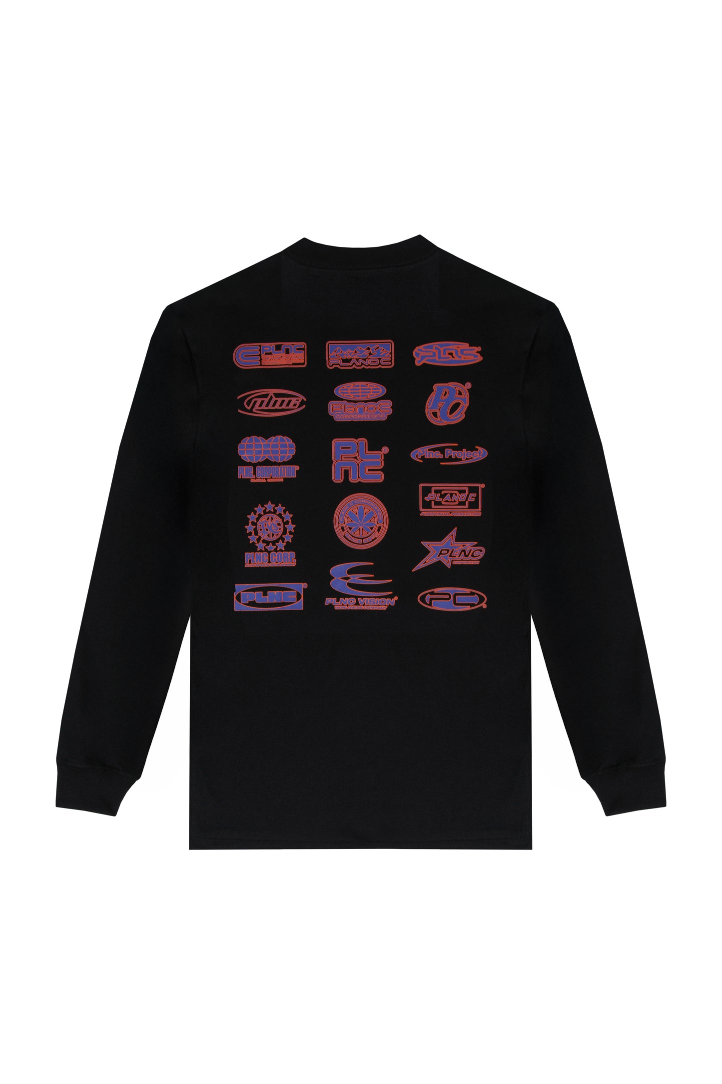CAMISETA MANGA LONGA "LOGOS" BLACK