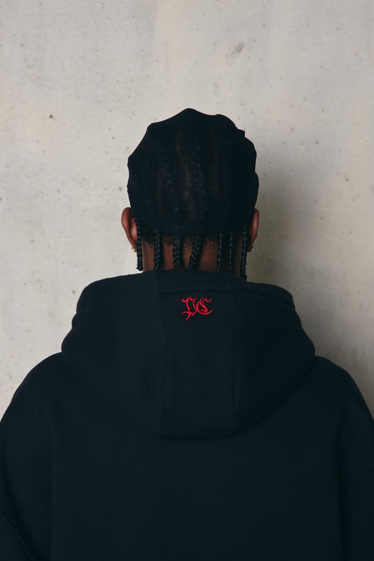 MOLETOM HOODIE "LOGO" BLACK