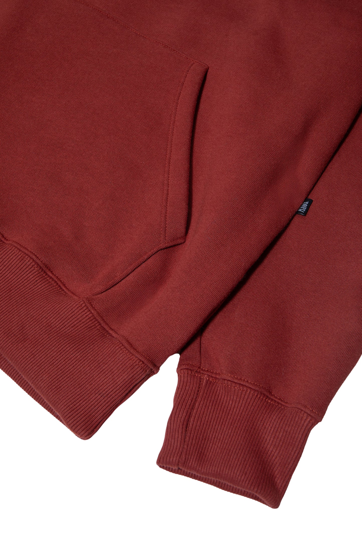MOLETOM HOODIE "LOGO" BARN RED