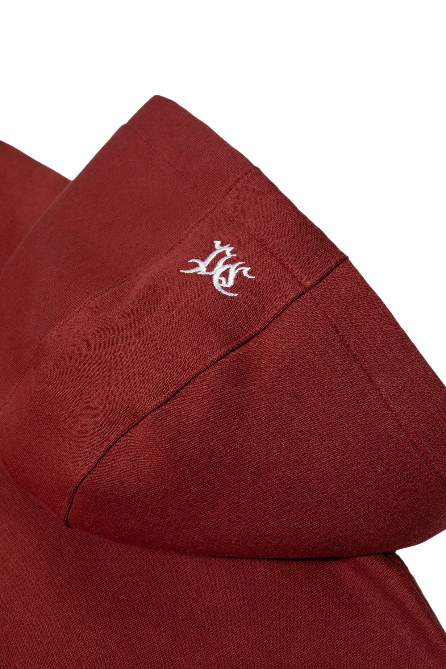 MOLETOM HOODIE "LOGO" BARN RED