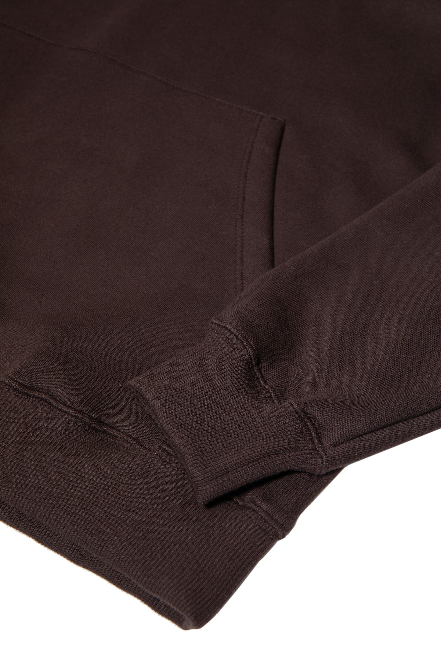 MOLETOM HOODIE "LOGO" BROWN