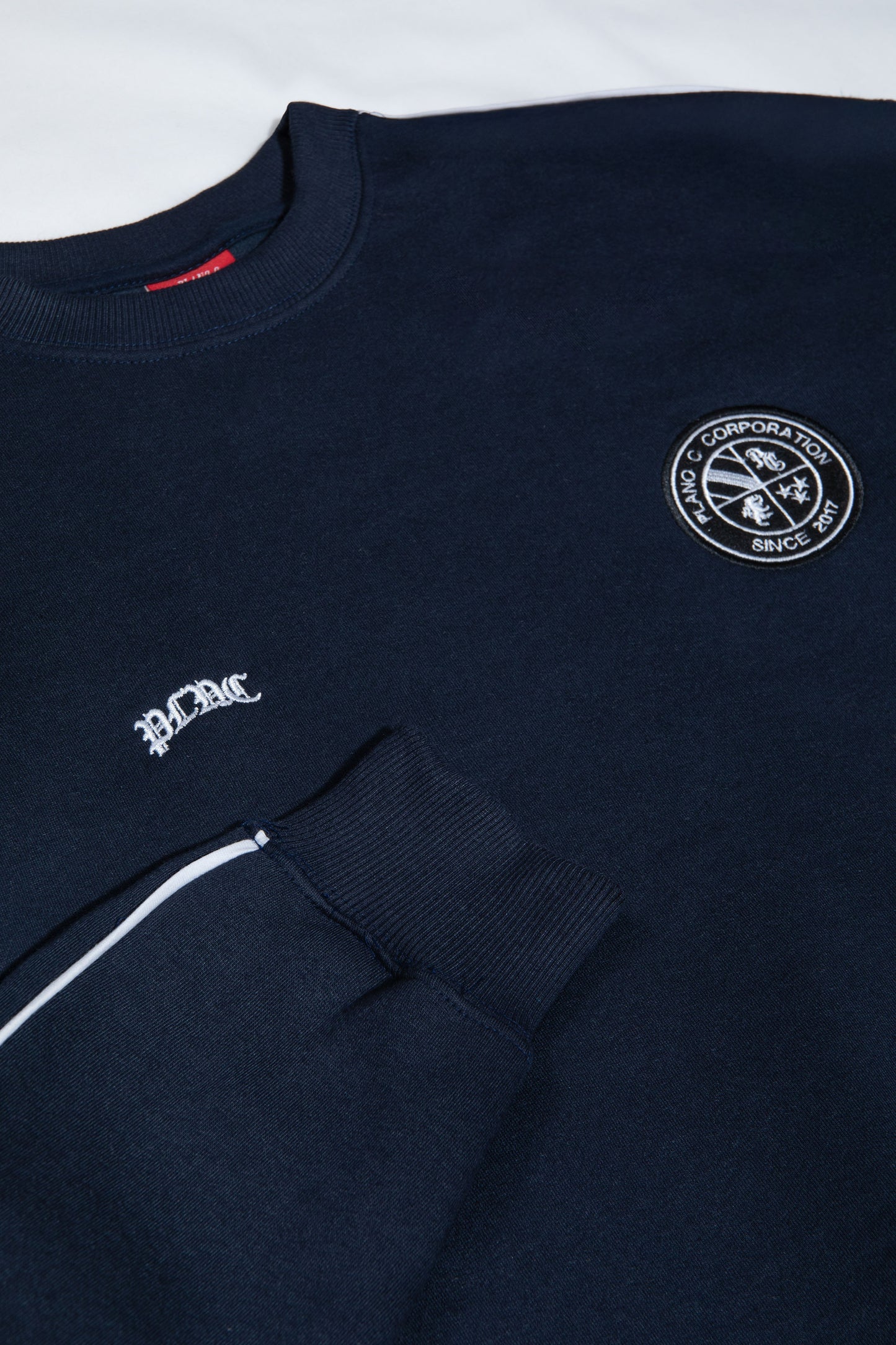 MOLETOM CREWNECK "PLNC CLUB" NAVY