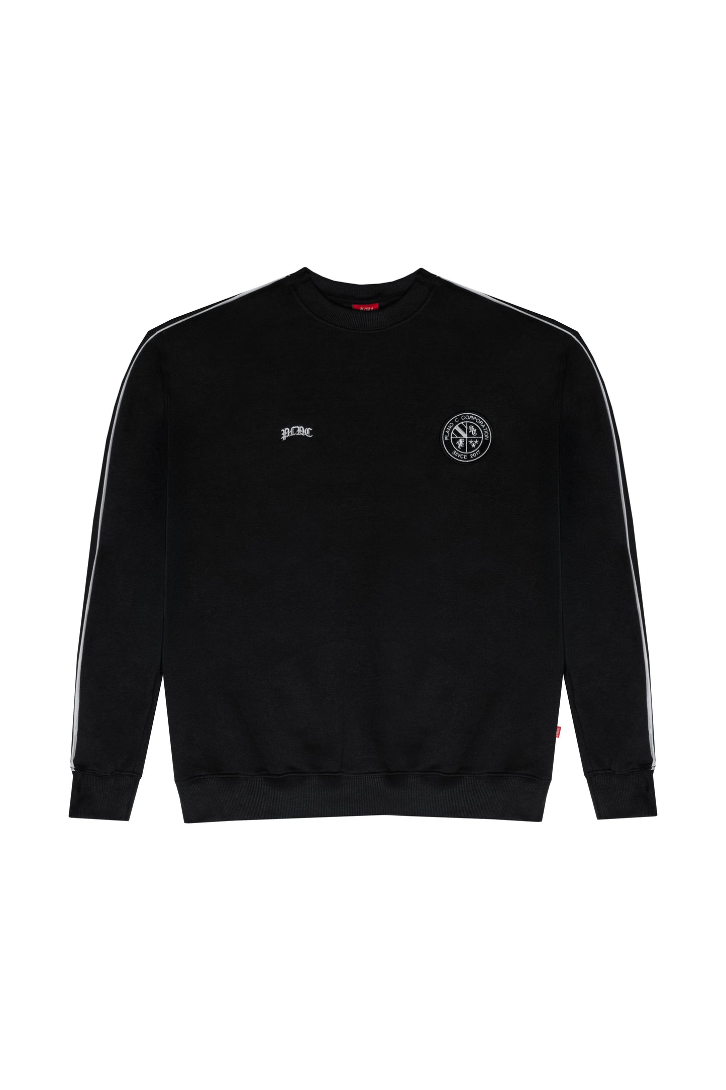 MOLETOM CREWNECK "PLNC CLUB" BLACK