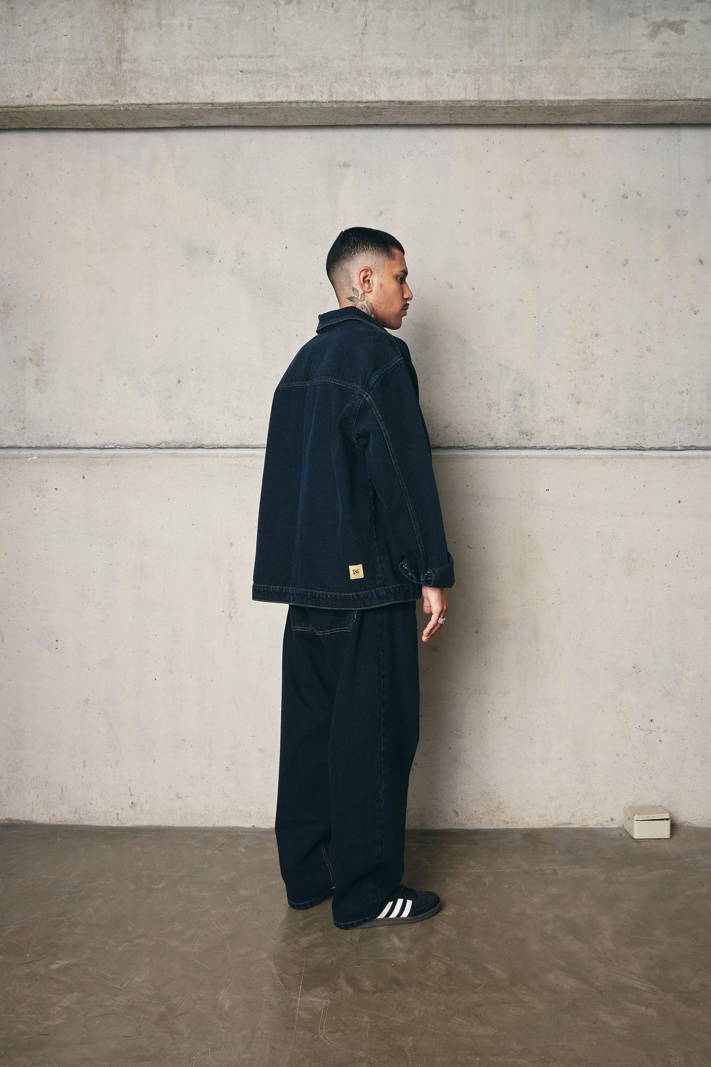 JAQUETA WORK DARK DENIM