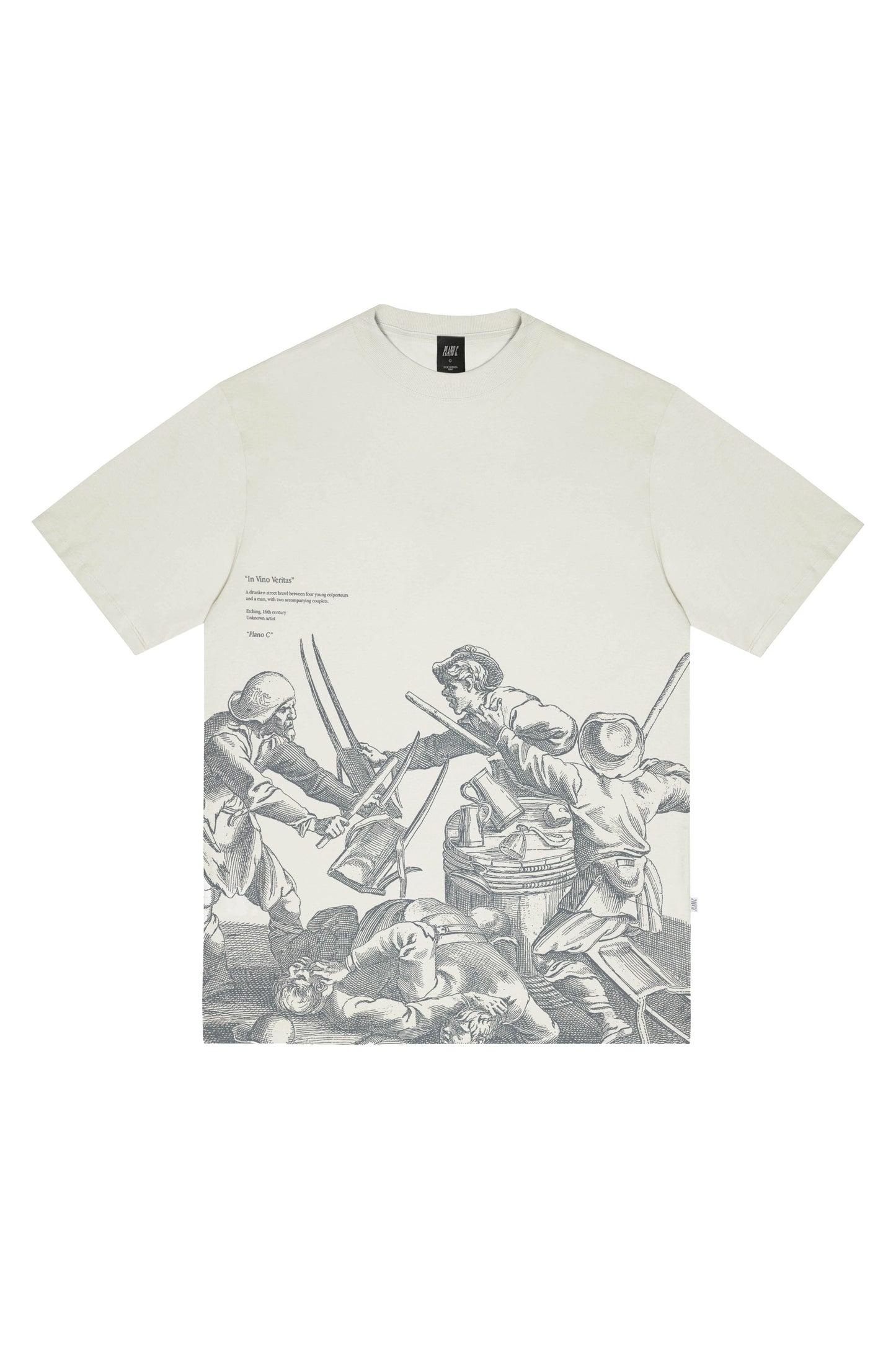 CAMISETA "IN VINO VERITAS" OFF WHITE