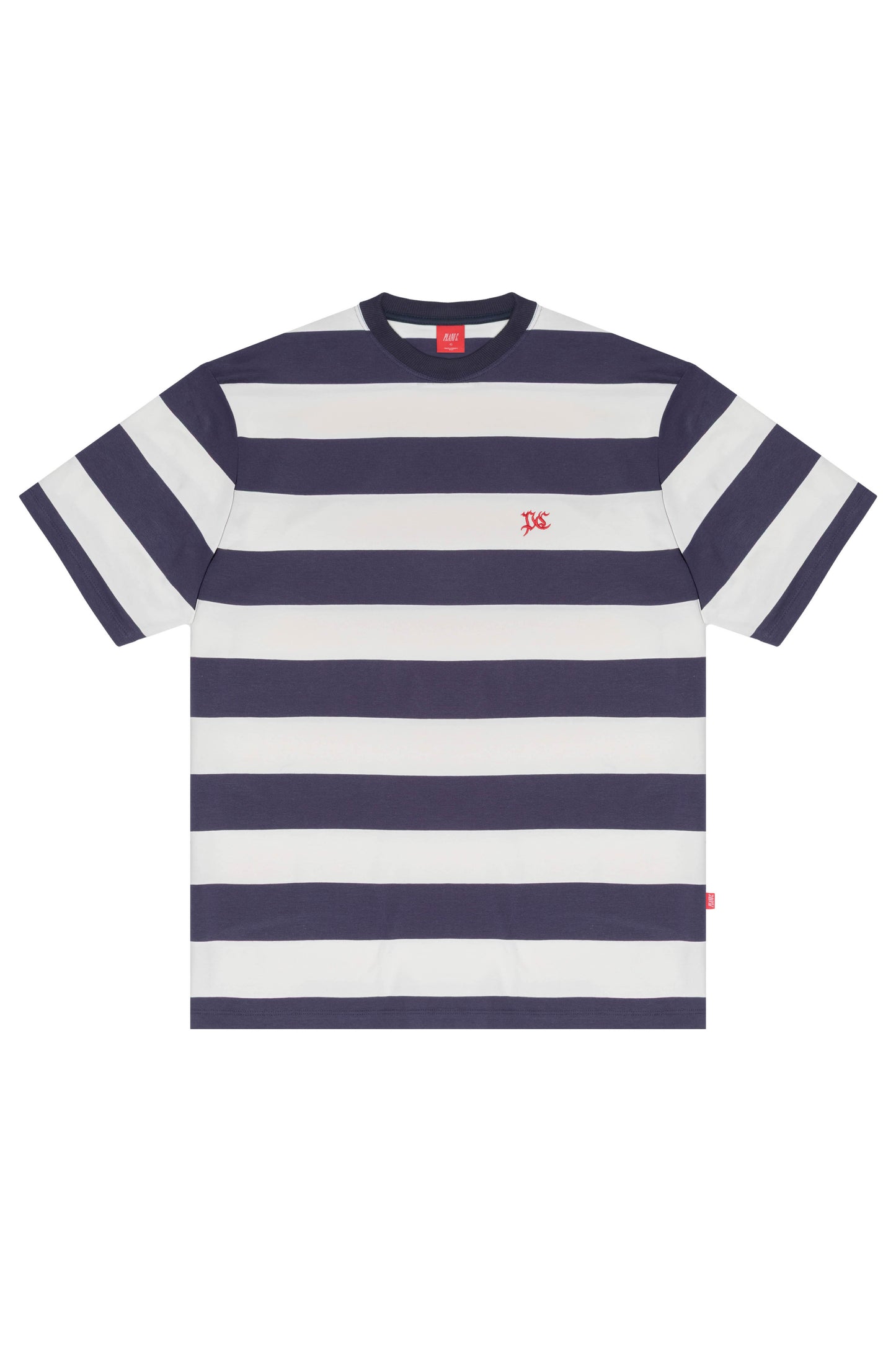 CAMISETA LISTRADA "PC" NAVY-OFF WHITE