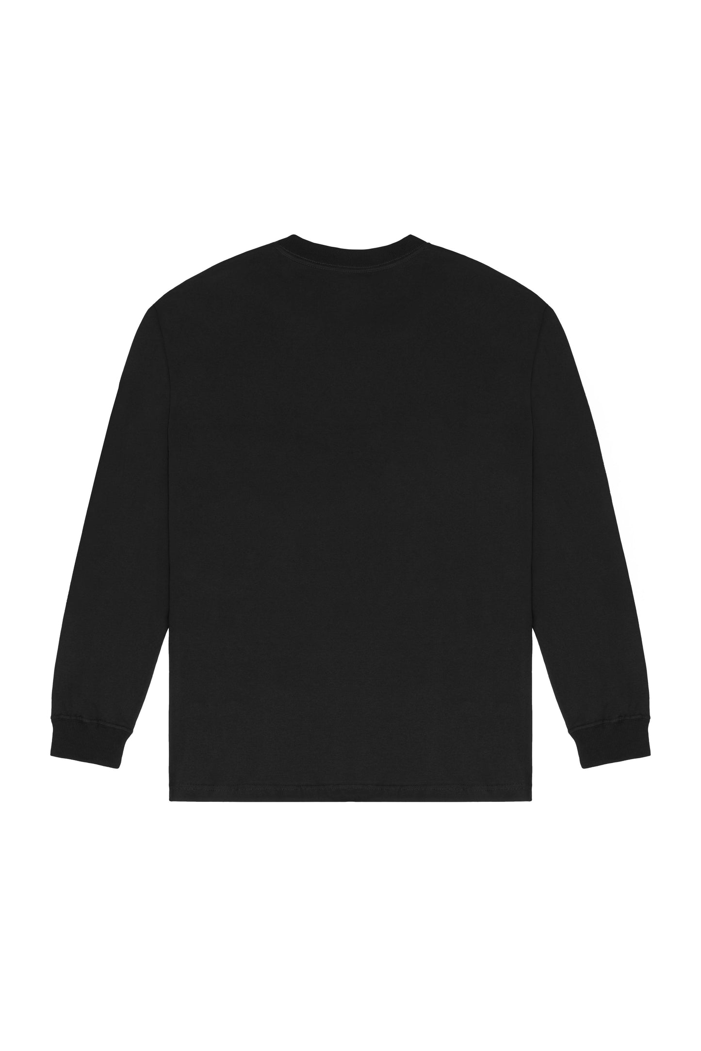 CAMISETA MANGA LONGA "LOGO" BLACK