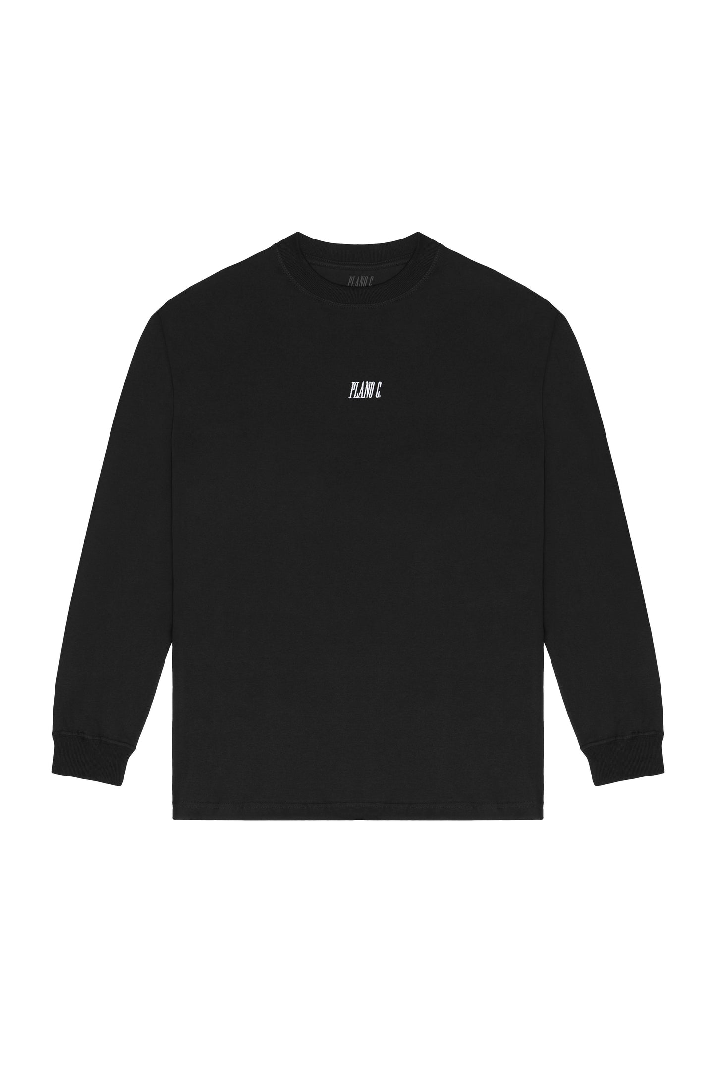 CAMISETA MANGA LONGA "LOGO" BLACK