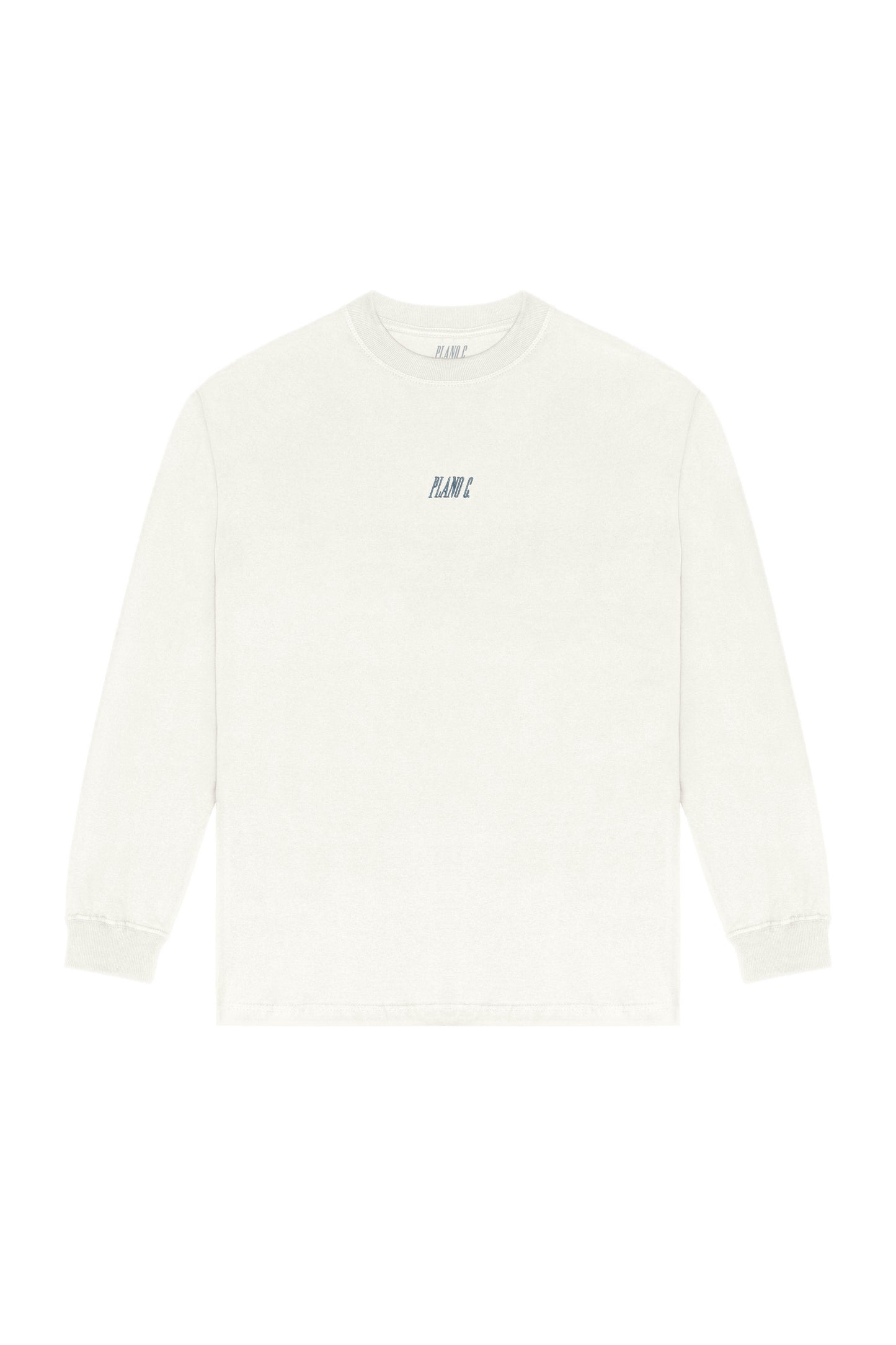 CAMISETA MANGA LONGA "LOGO" OFF WHITE
