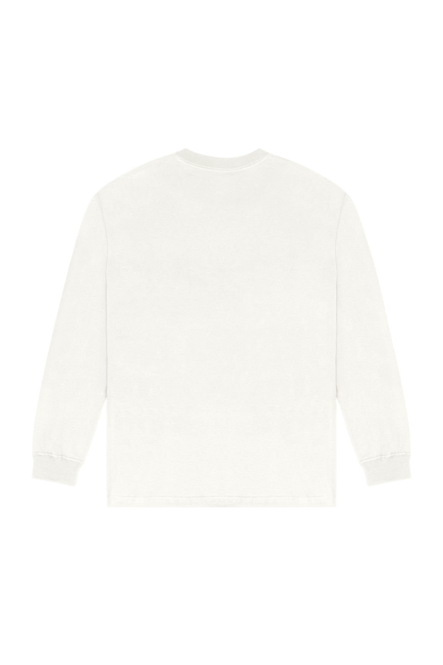 CAMISETA MANGA LONGA "LOGO" OFF WHITE