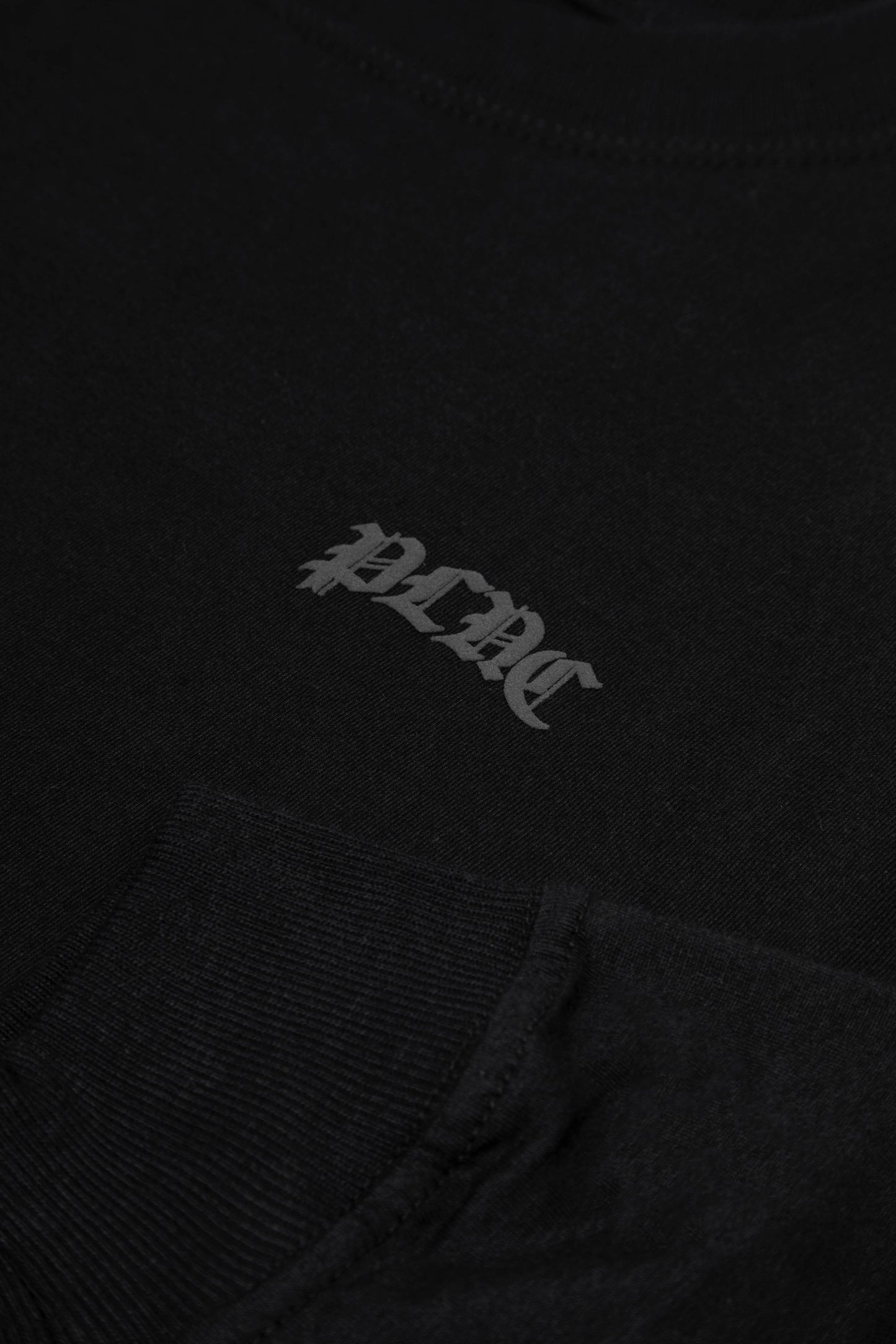 CAMISETA MANGA LONGA "PLNC" BLACK