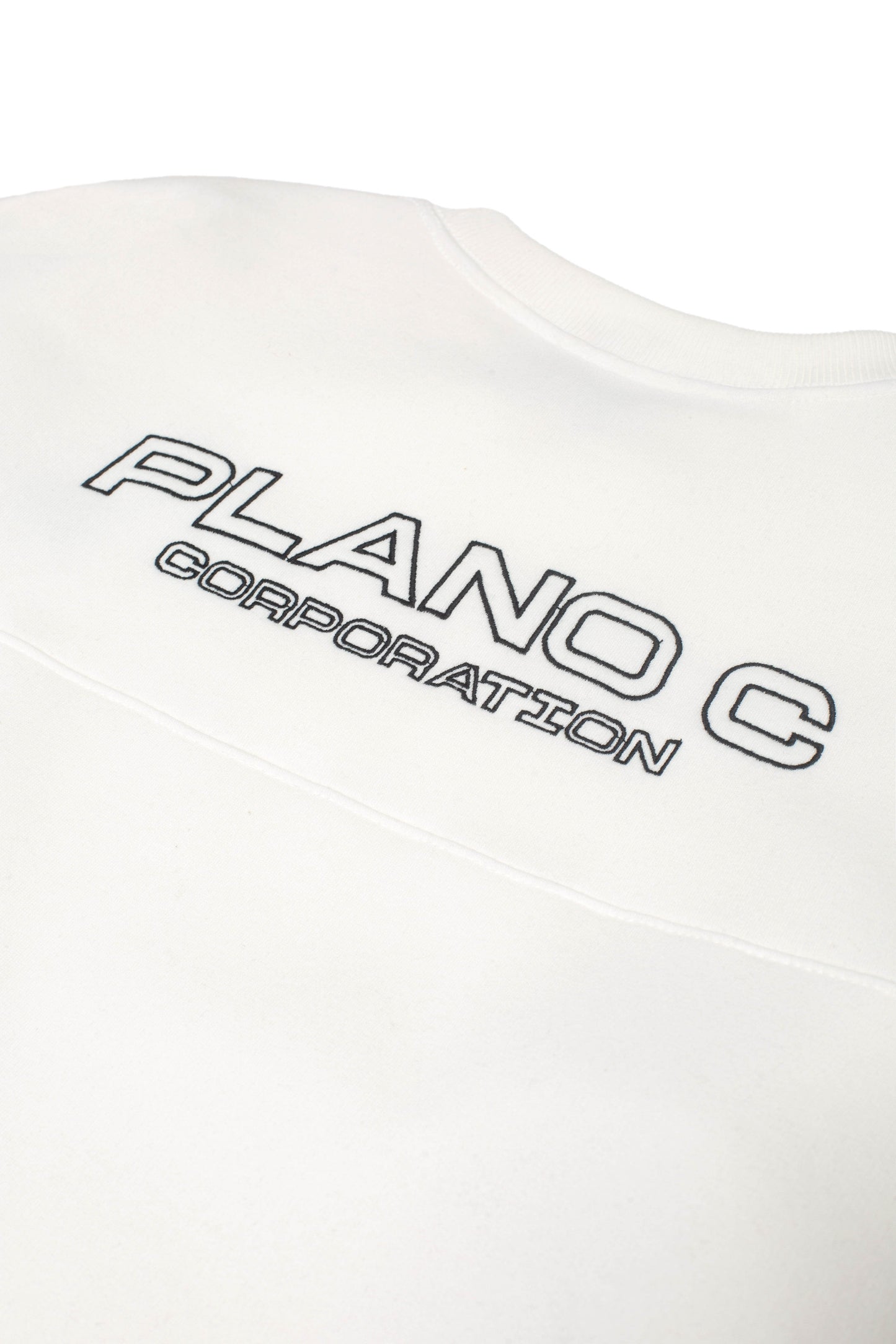 MOLETOM CREWNECK "PC" OFF WHITE