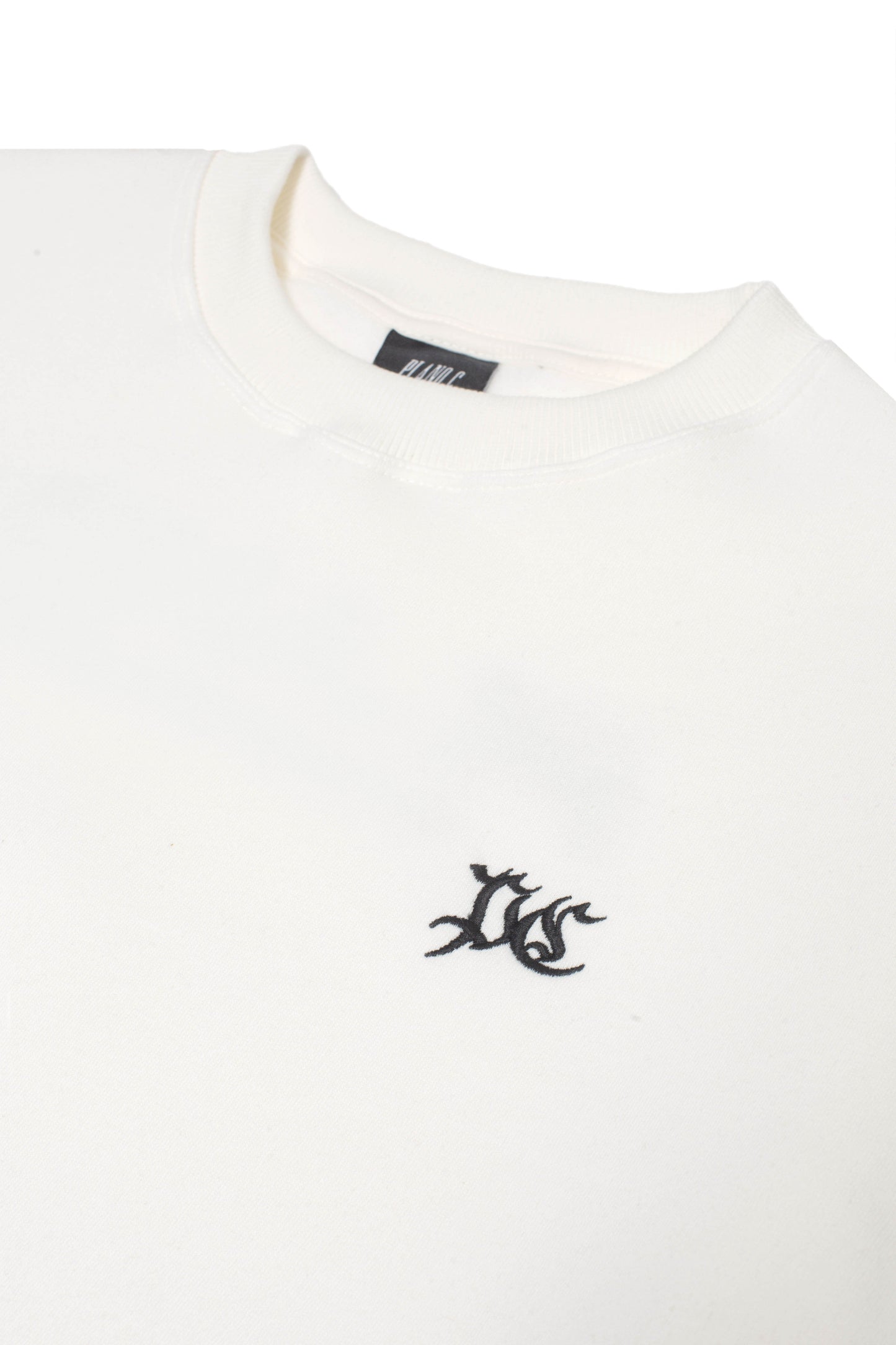 MOLETOM CREWNECK "PC" OFF WHITE
