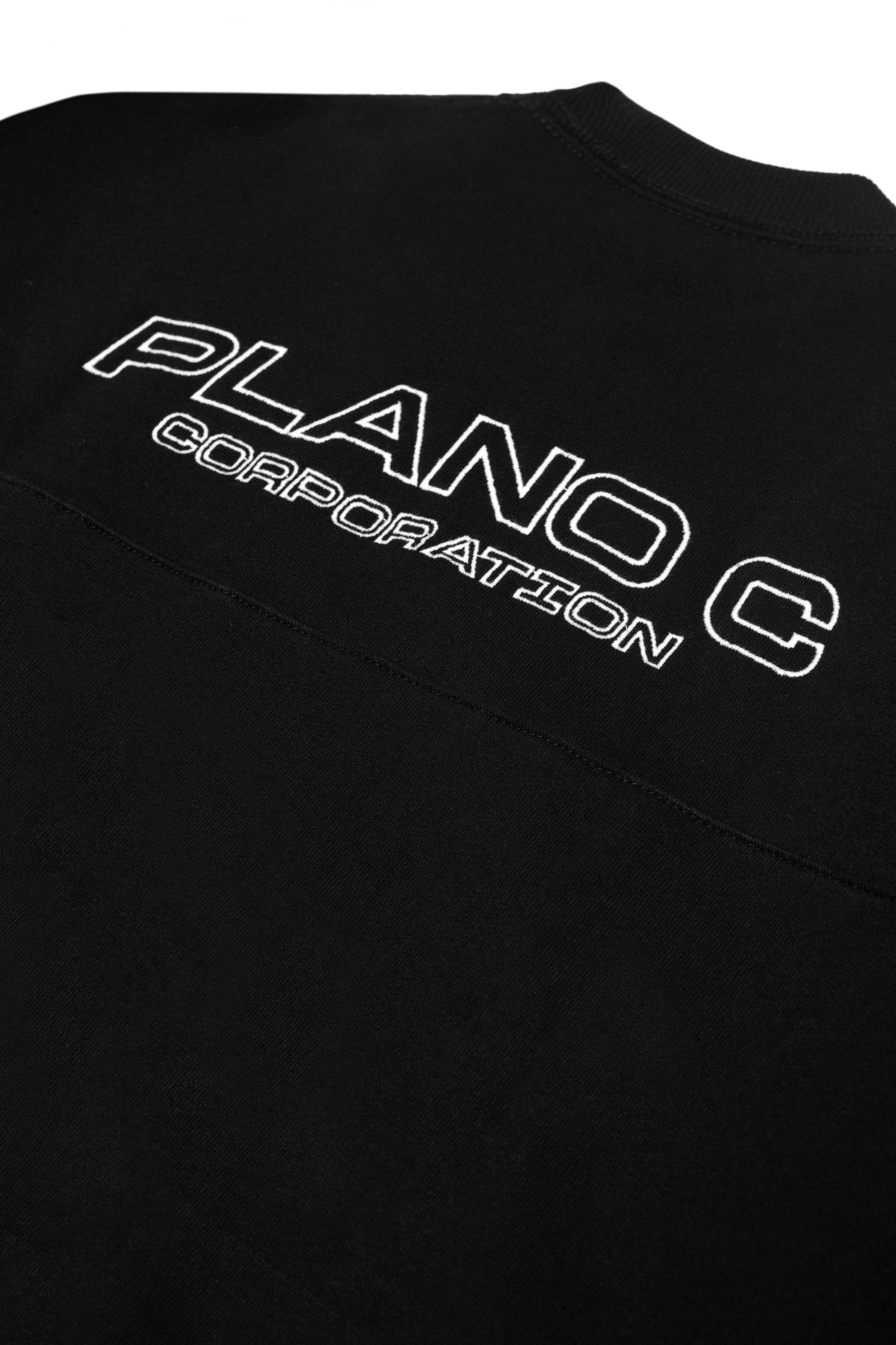 MOLETOM CREWNECK "PC" BLACK