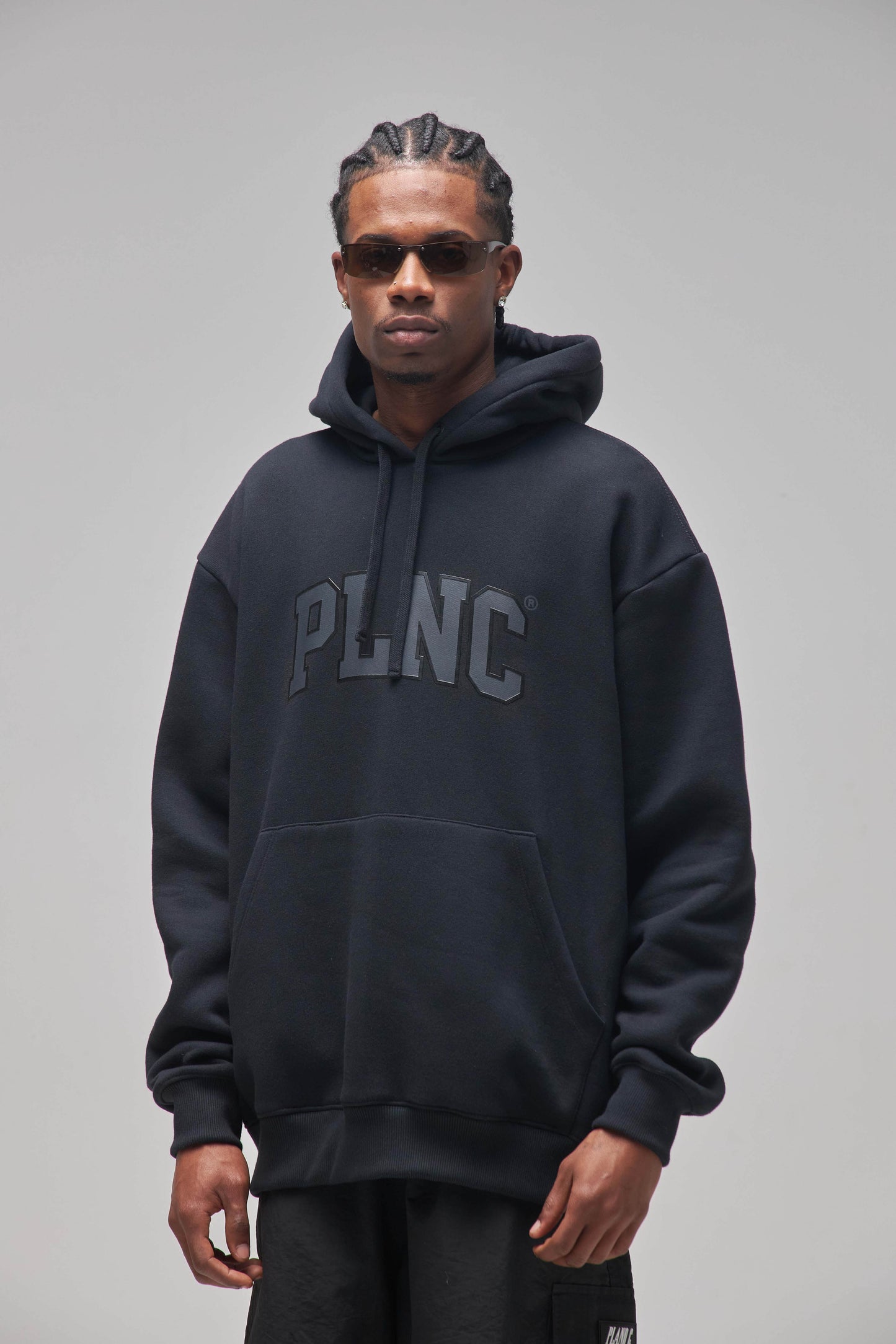 MOLETOM HOODIE "PLNC" BLACK