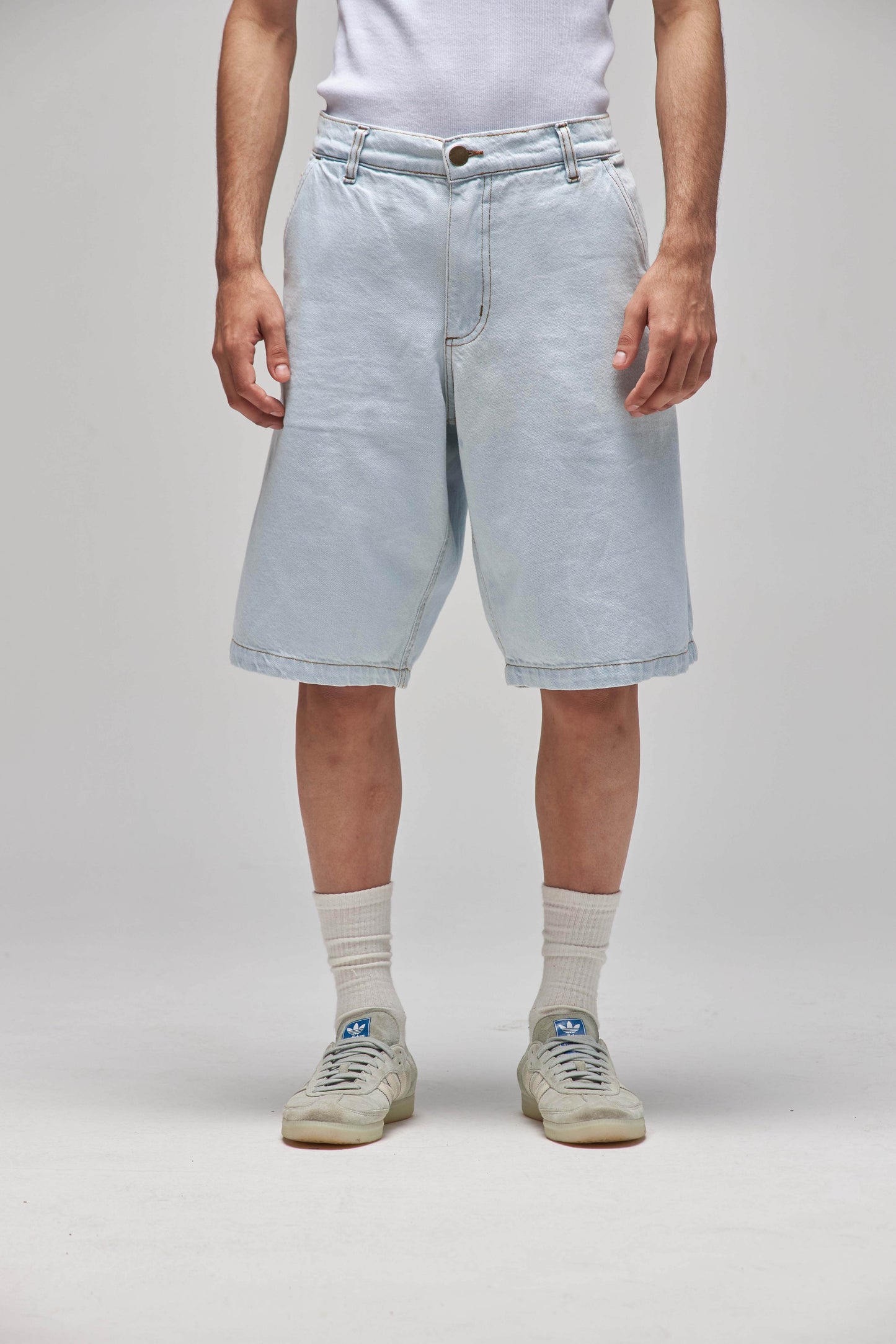 BERMUDA JEANS DELAVÊ