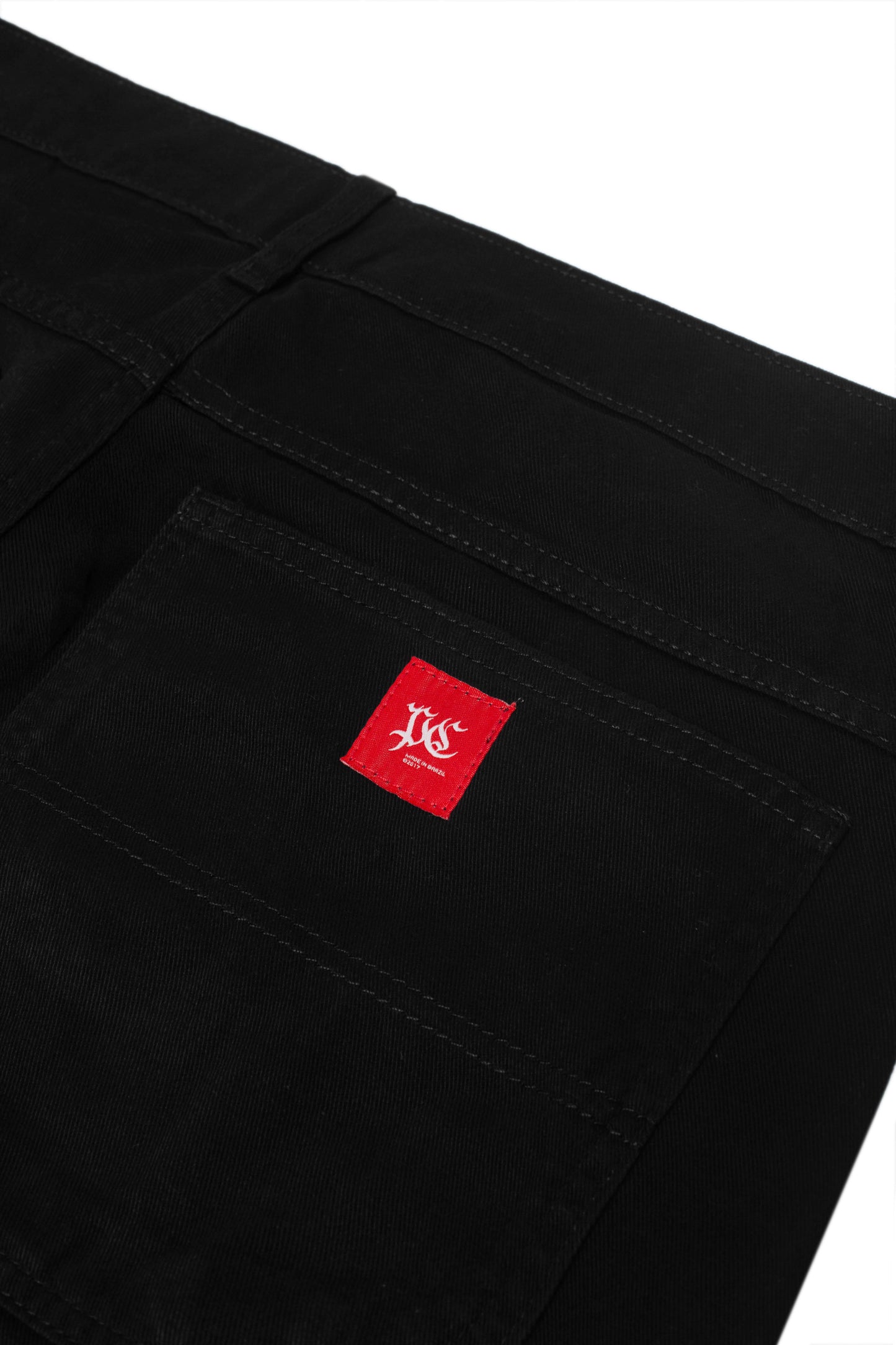 CALÇA STRAIGHT COTTON BLACK