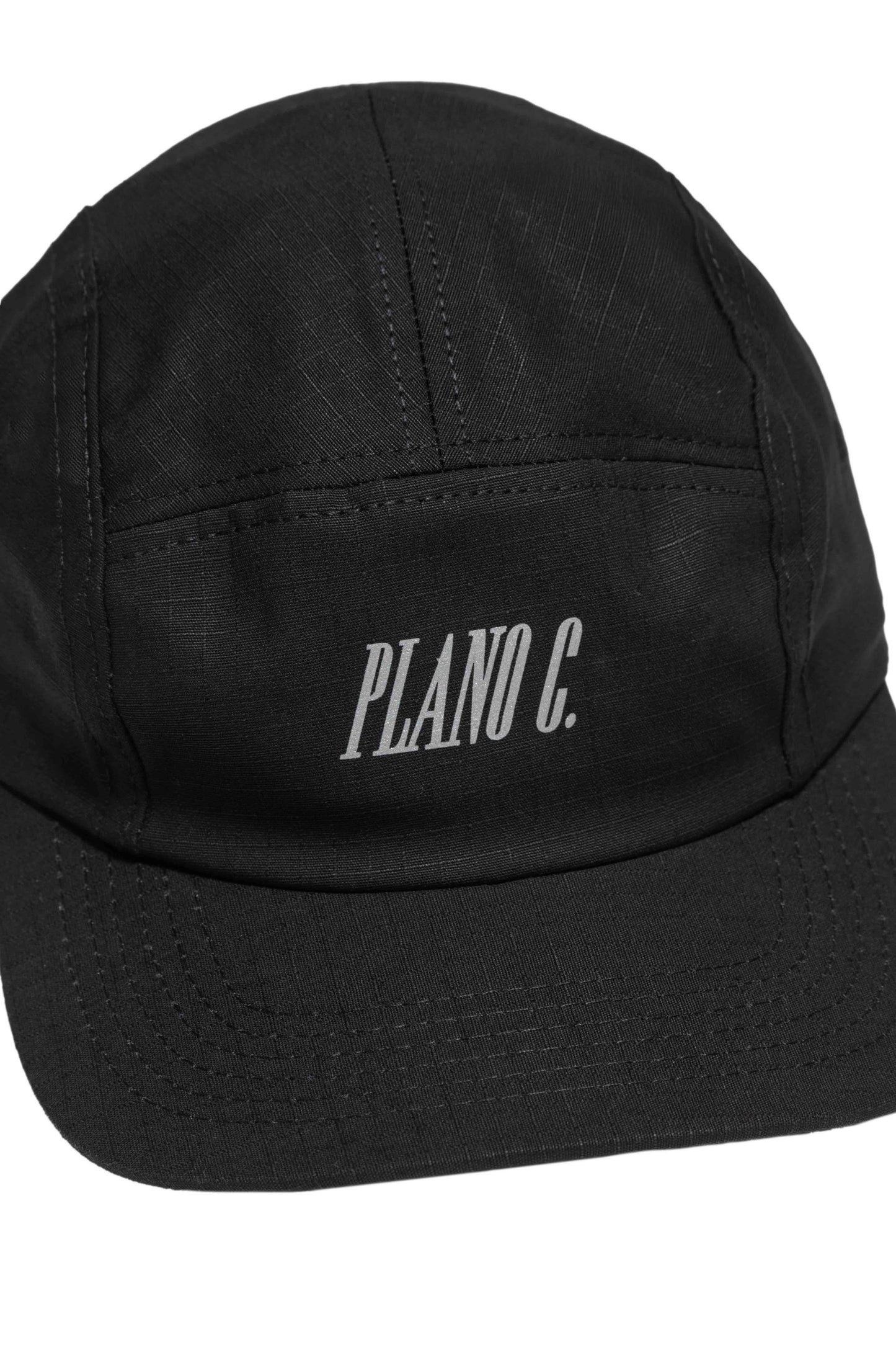 BONÉ 5 PANEL REFLECTIVE BLACK