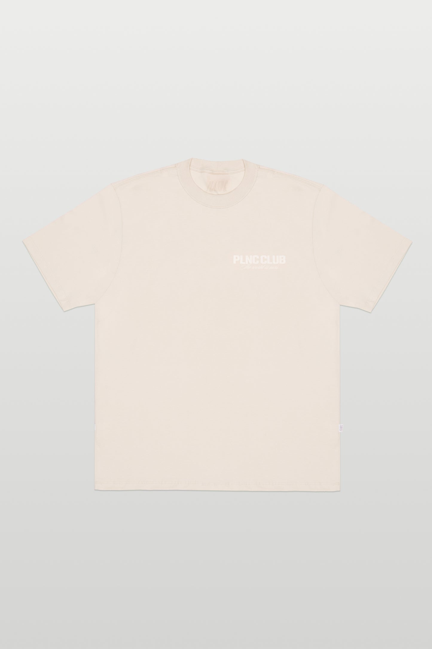 CAMISETA "PLNC CLUB" WHITE SAND