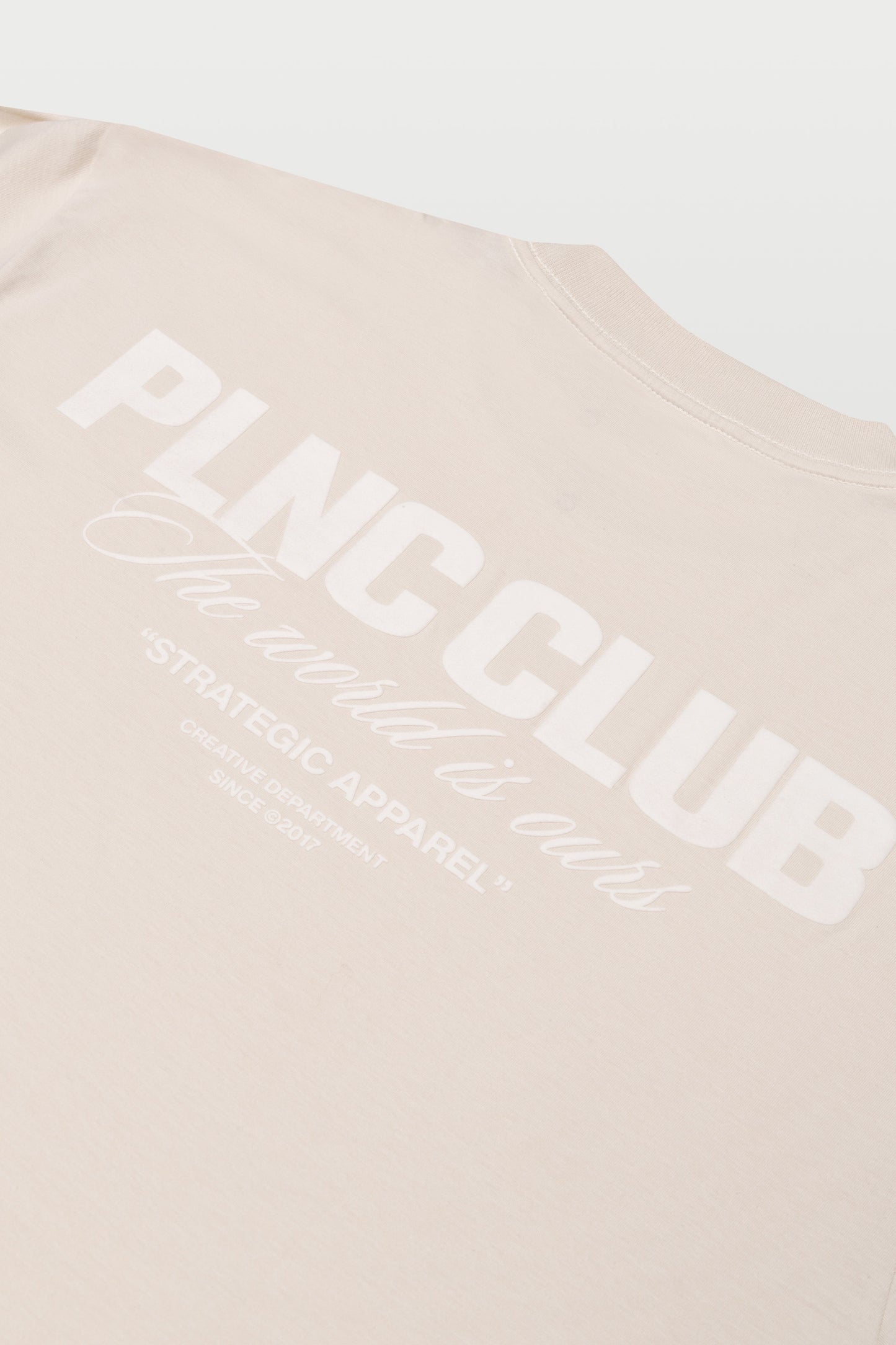 CAMISETA "PLNC CLUB" WHITE SAND