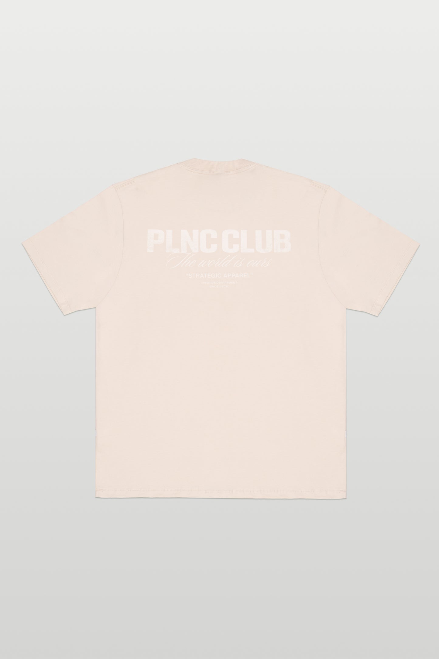 CAMISETA "PLNC CLUB" WHITE SAND