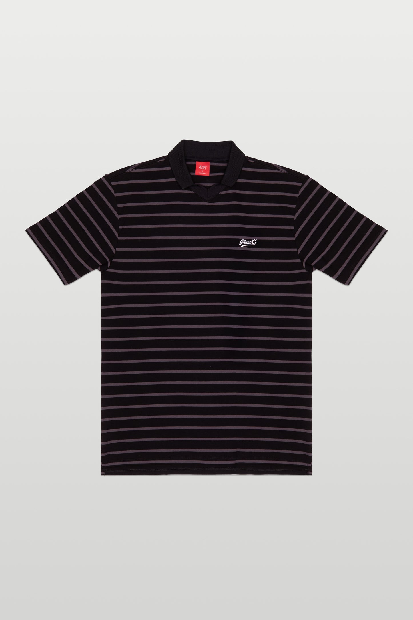 POLO JERSEY BLACK-GRAY