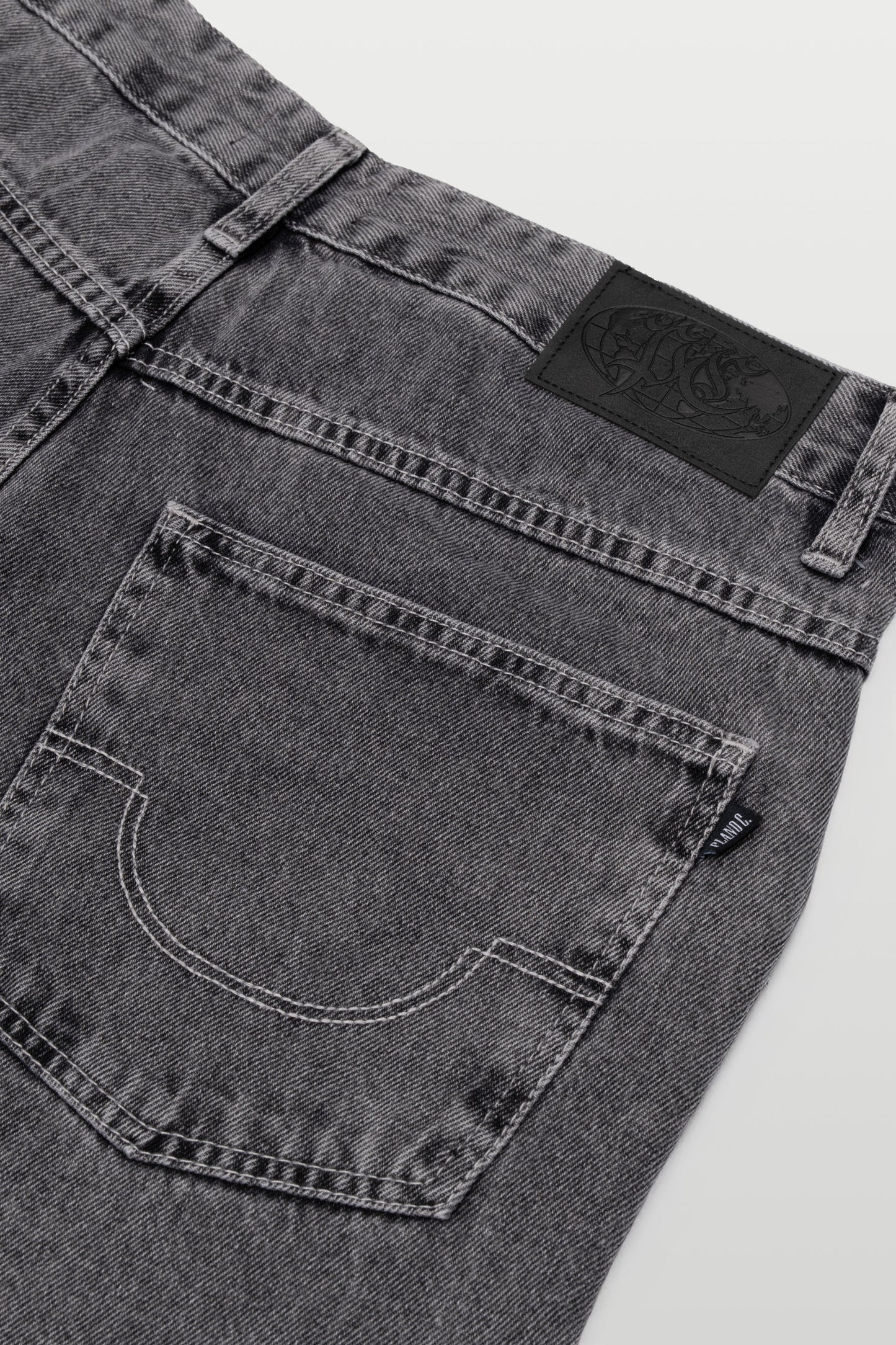 CALÇA BAGGY JEANS - WASHED GREY