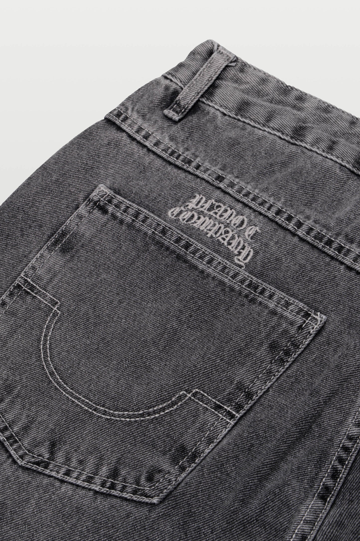 CALÇA BAGGY JEANS - WASHED GREY