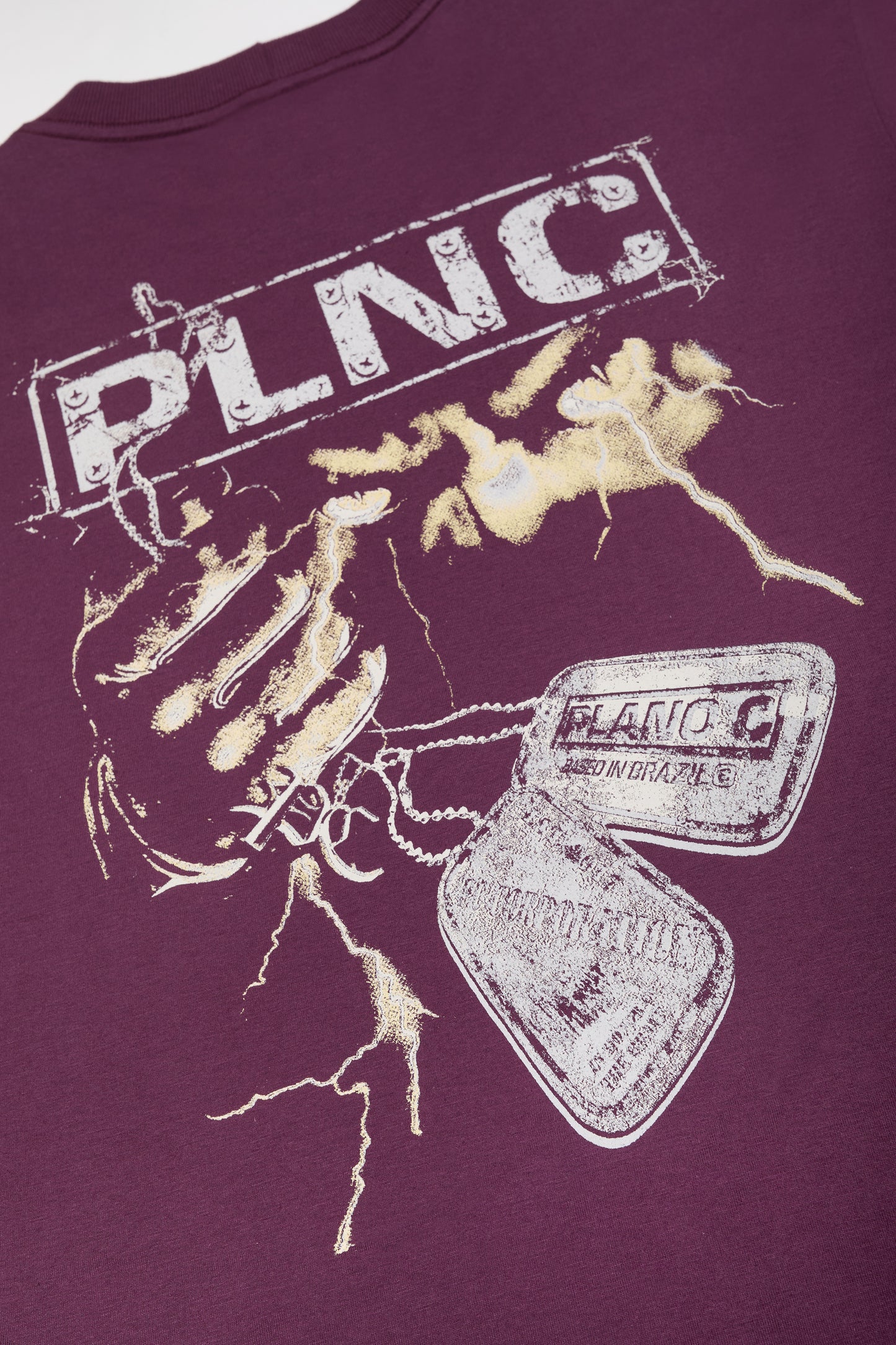 T-SHIRT DOGTAG ROXO PRUNE