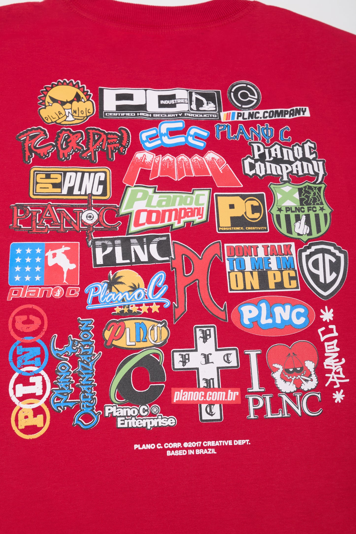 T-SHIRT STRICKERBOMB VERMELHO CARMINE