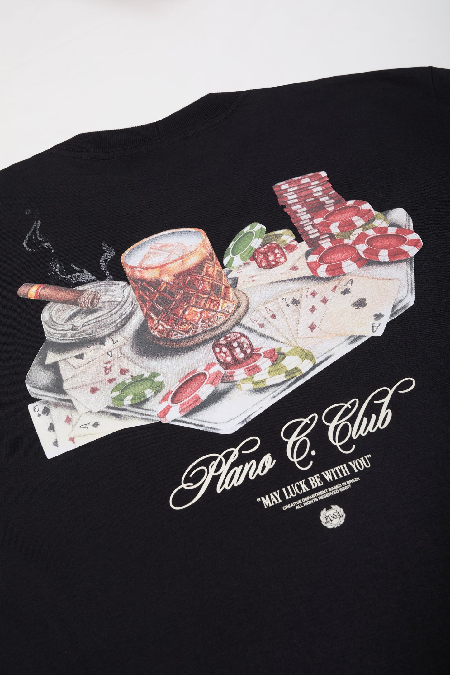 T-SHIRT PLANO C CLUB PRETO