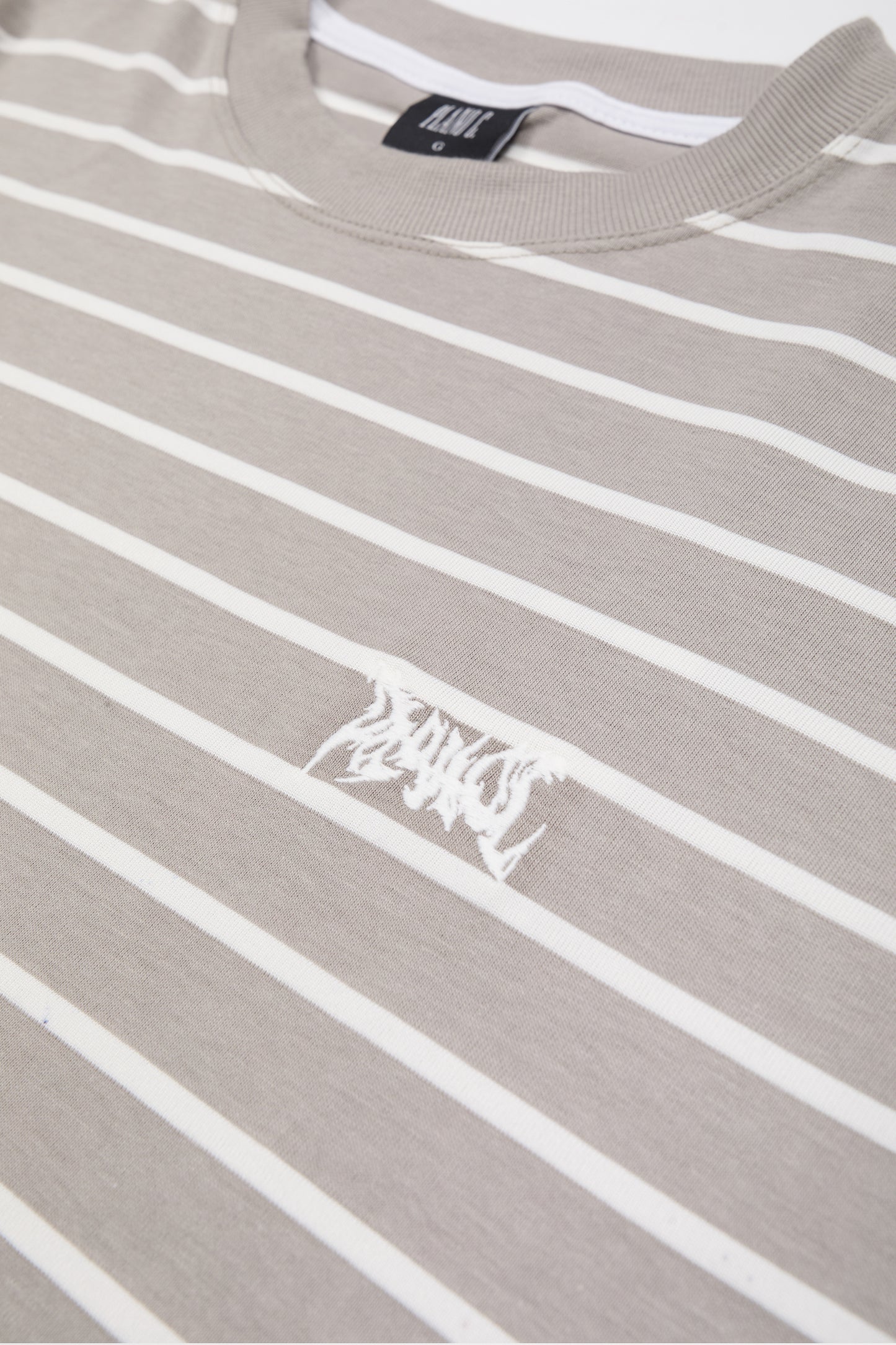 STRIPE TSHIRT FLAME CINZA