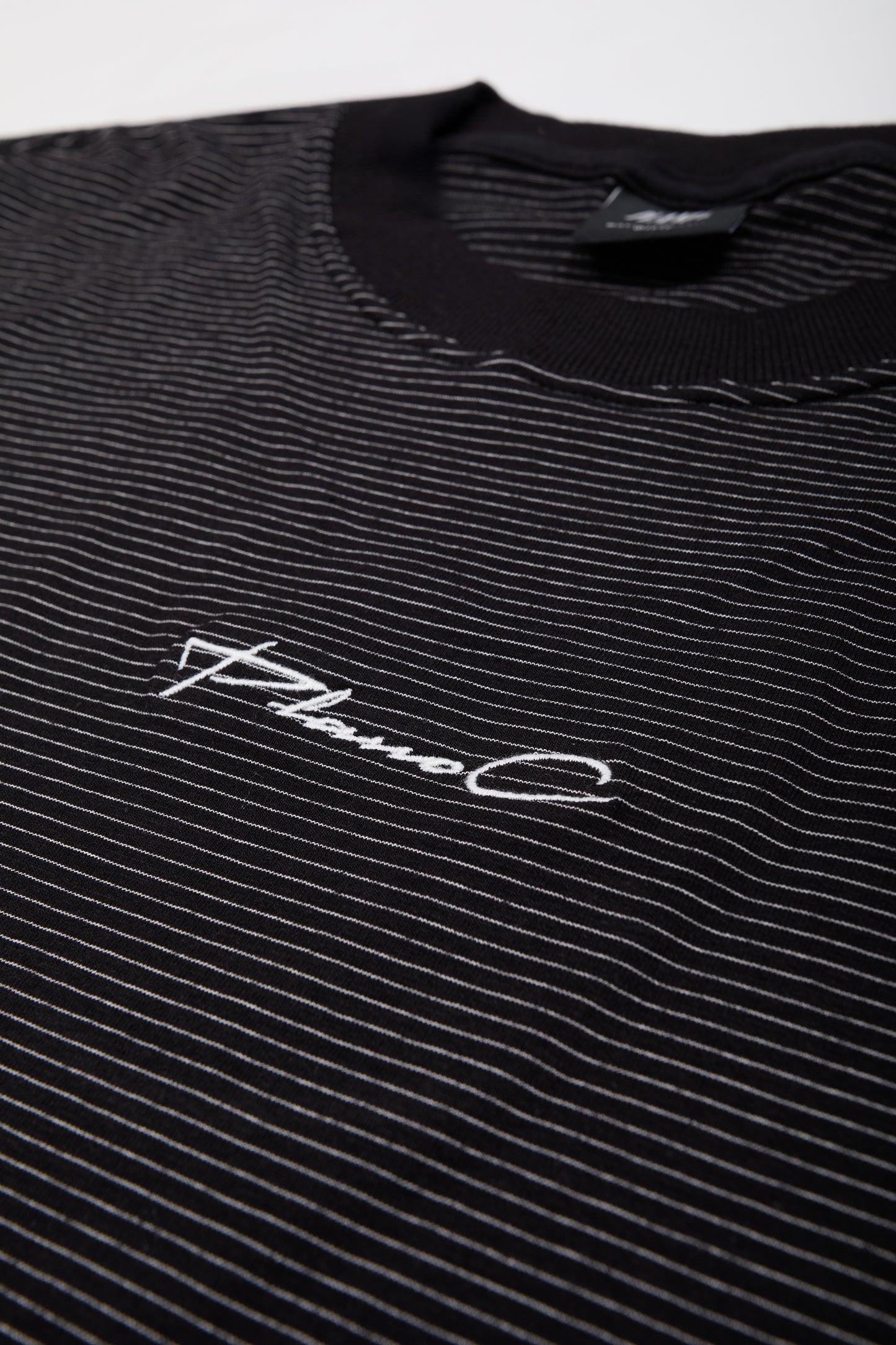 STRIPE TSHIRT SIGNATURE PRETO
