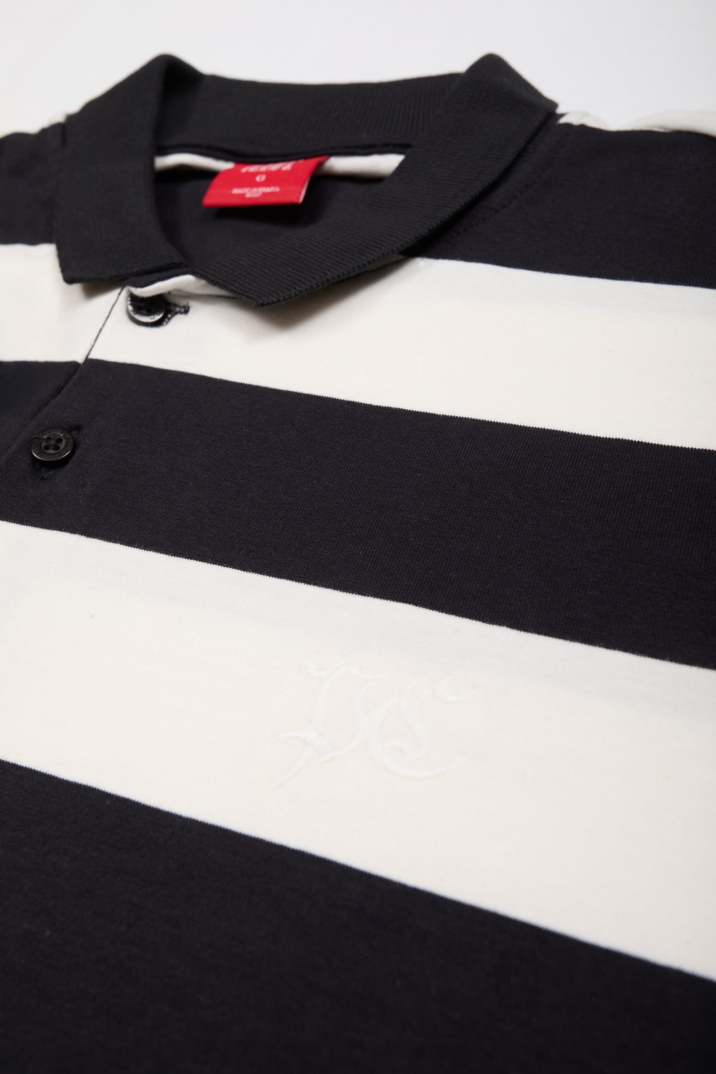 STRIPE POLO SHIRT PC PRETO-OFF WHITE
