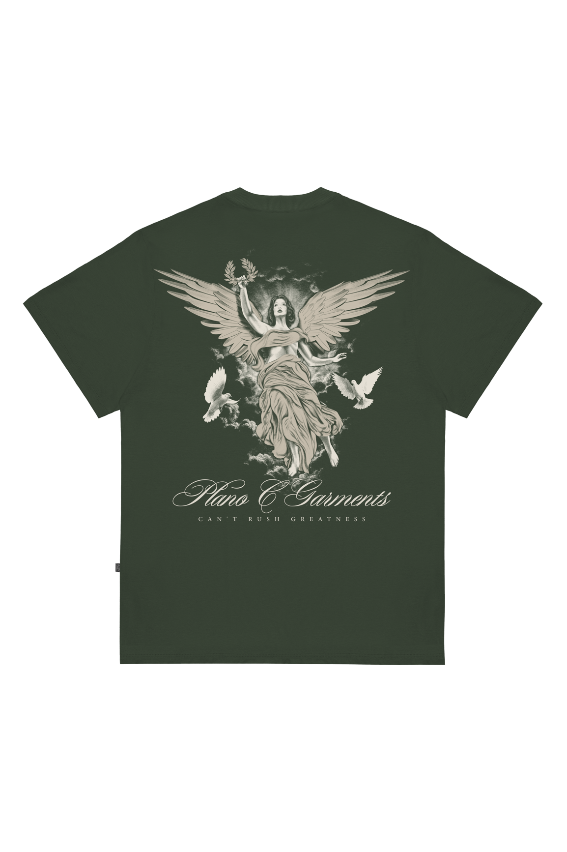 CAMISETA GREATNESS VERDE MATO