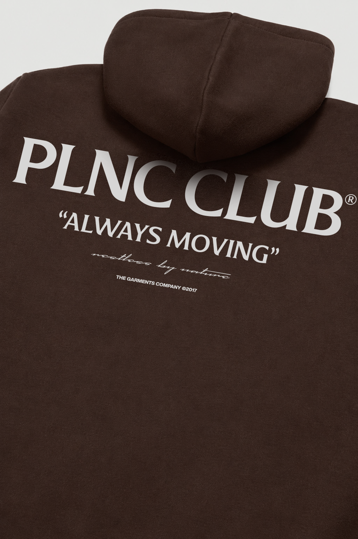MOLETOM HOODIE PLNC CLUB MARROM EXPRESSO