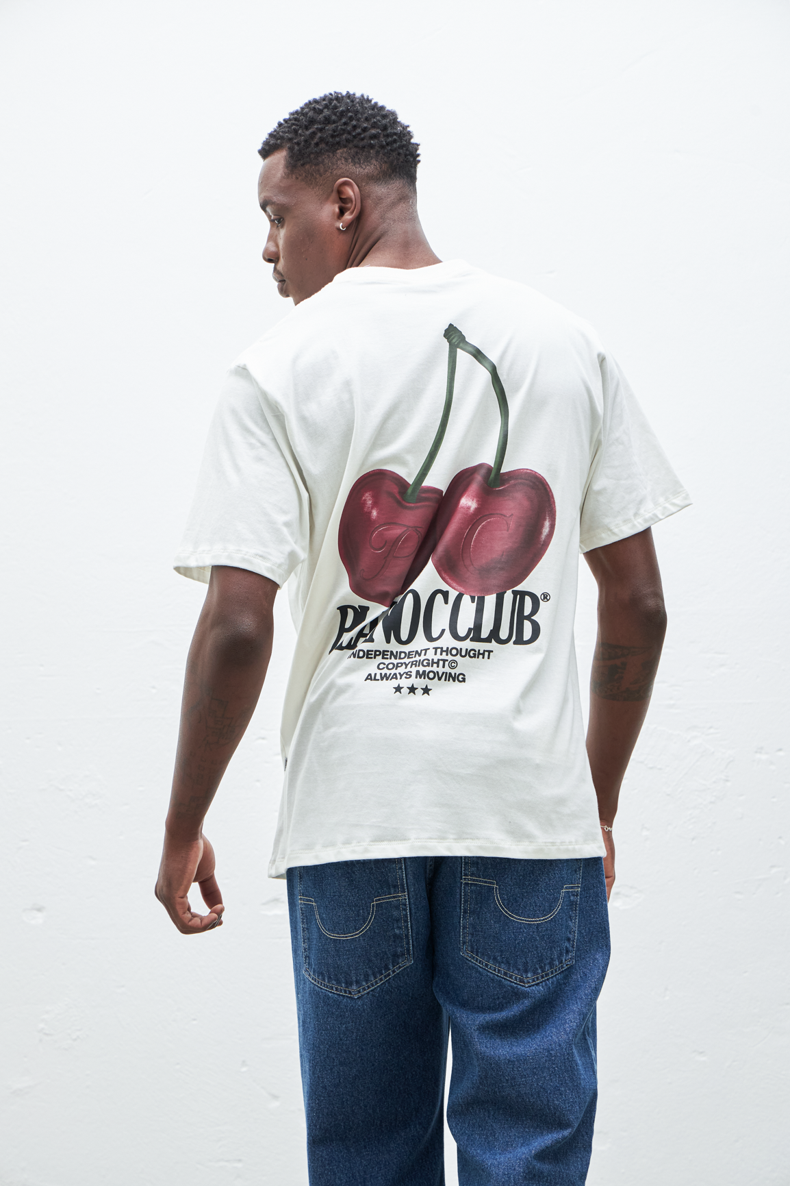 CAMISETA CHERRY MARFIM