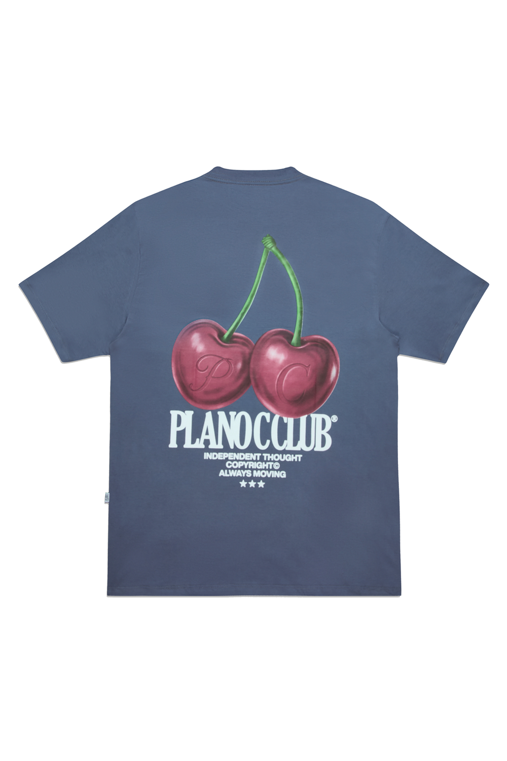 CAMISETA CHERRY AZUL GRAY