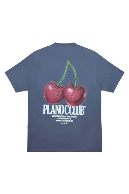 CAMISETA CHERRY AZUL GRAY