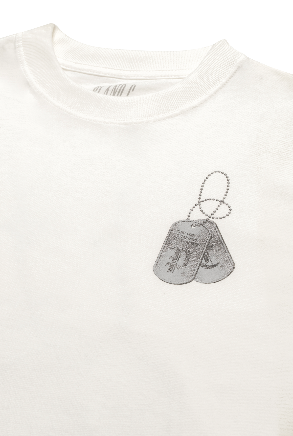 CAMISETA DOGTAG MARFIM