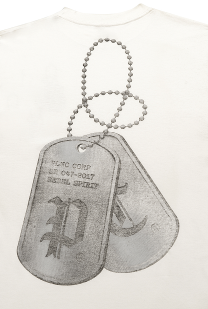 CAMISETA DOGTAG MARFIM