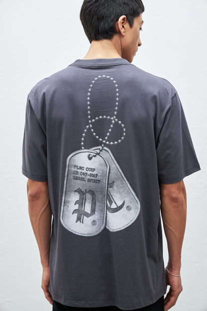 CAMISETA DOGTAG CINZA DARK GREY
