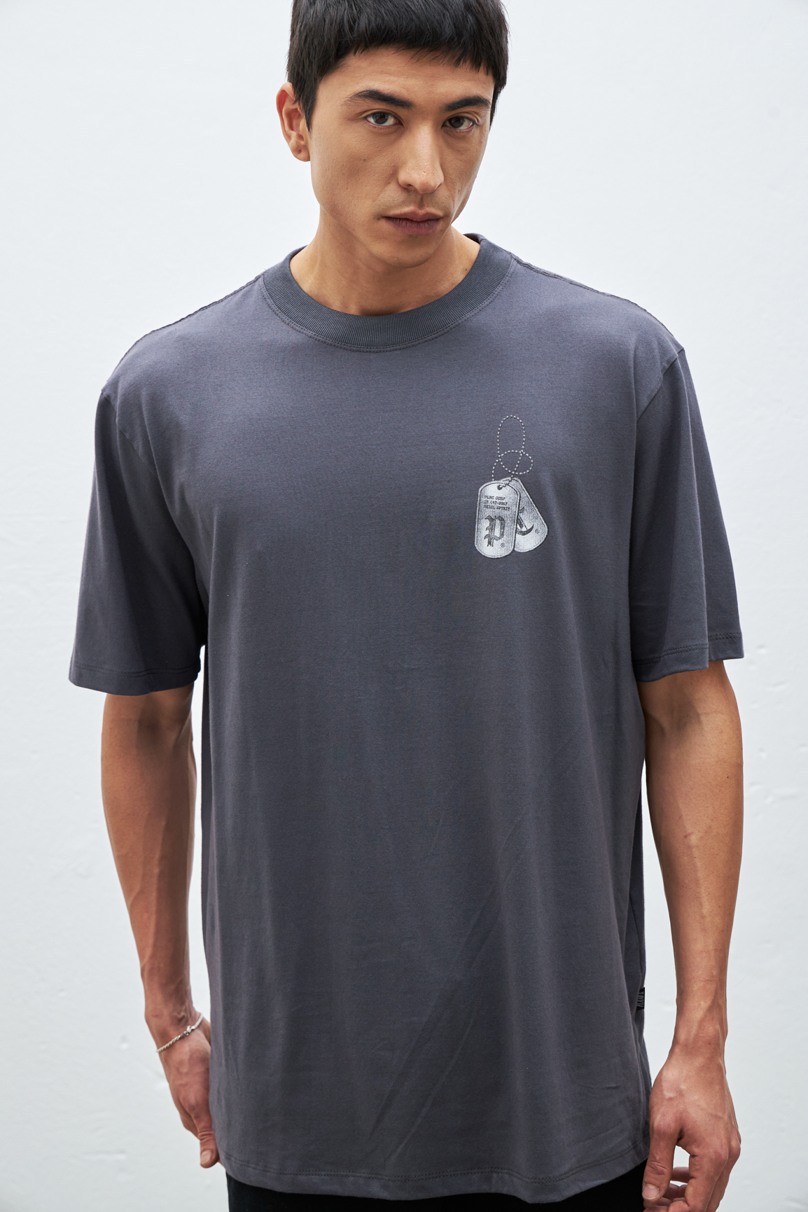 CAMISETA DOGTAG CINZA DARK GREY